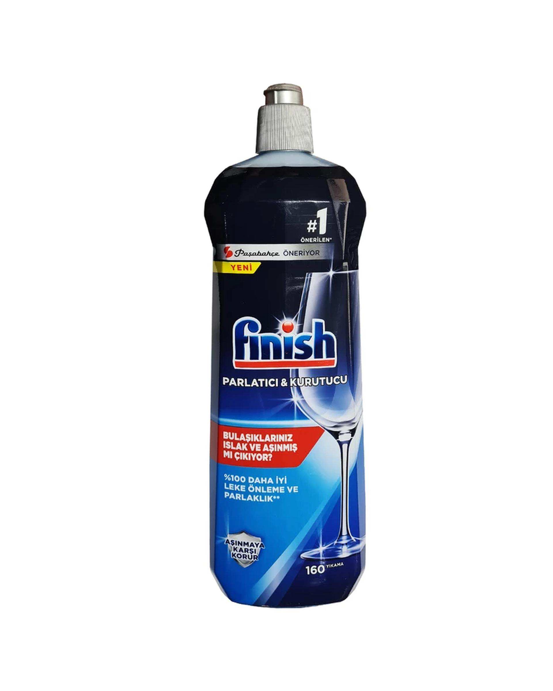 مایع جلادهنده ماشین ظرفشویی فینیش Finish مدل Black Parlatici حجم 800ml