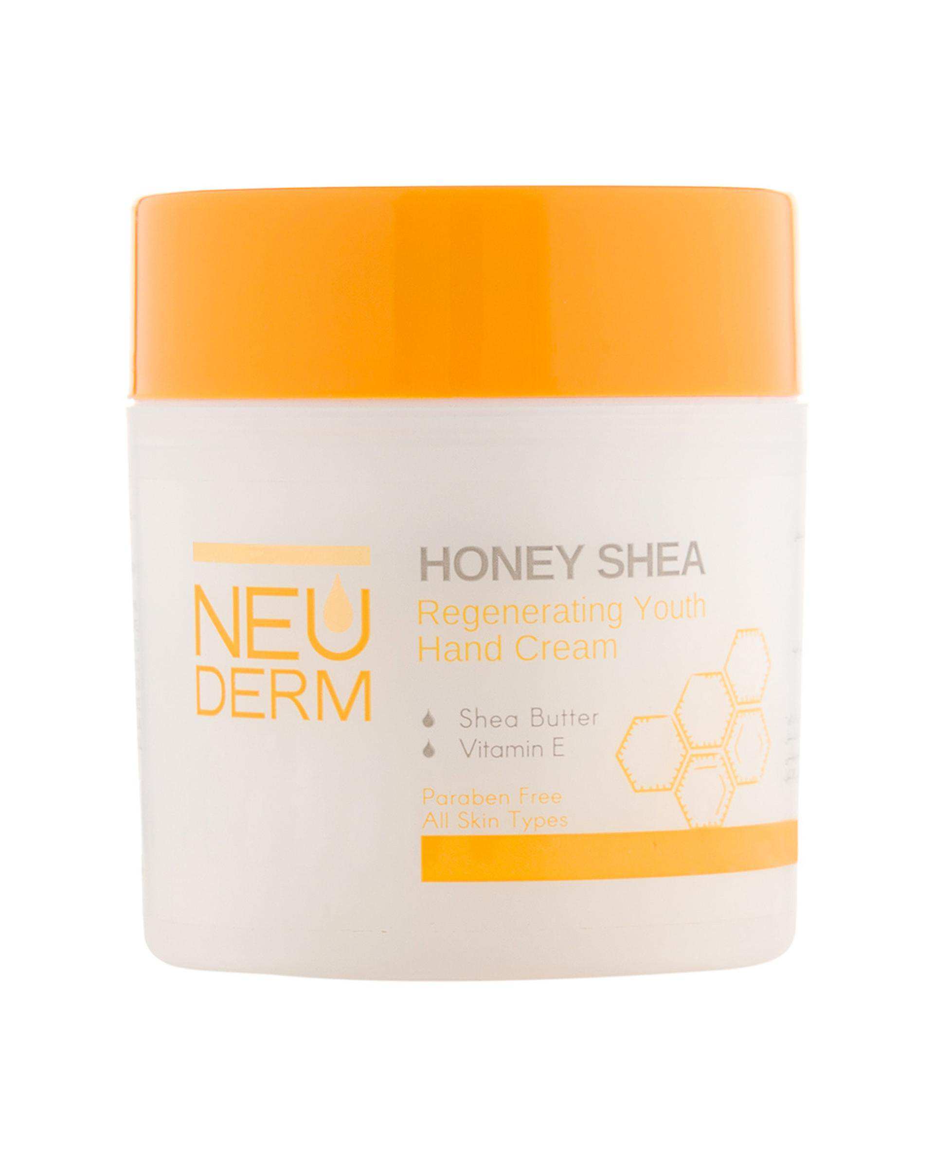 کرم دست کاسه ای رینوتریو هانی شی نئودرم Neuderm مدل Re Nutrive Honey Shea حجم ۱۵۰ml