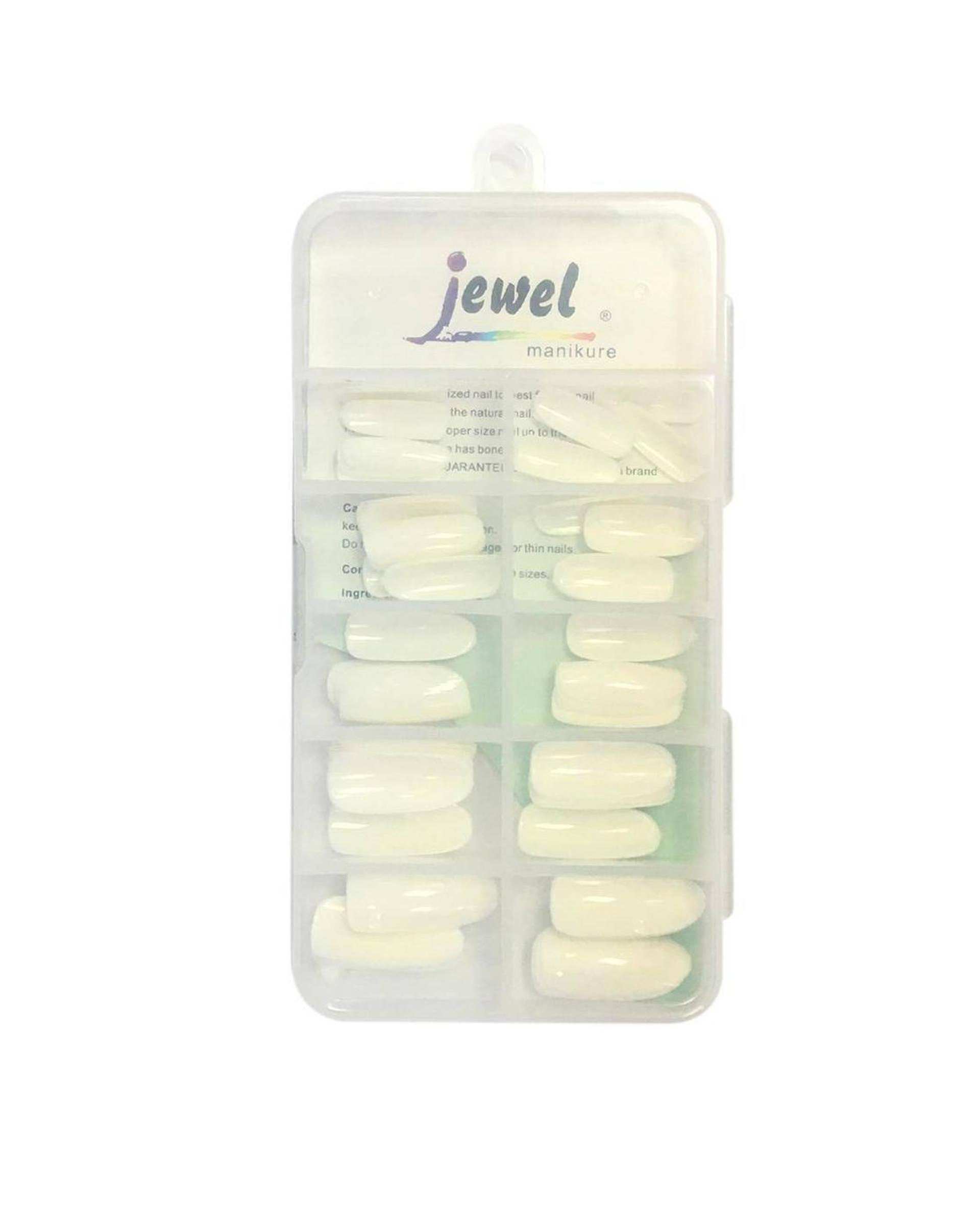 ناخن مصنوعی سر تخت جویل Jewel کد GM100 بسته 100 عددی