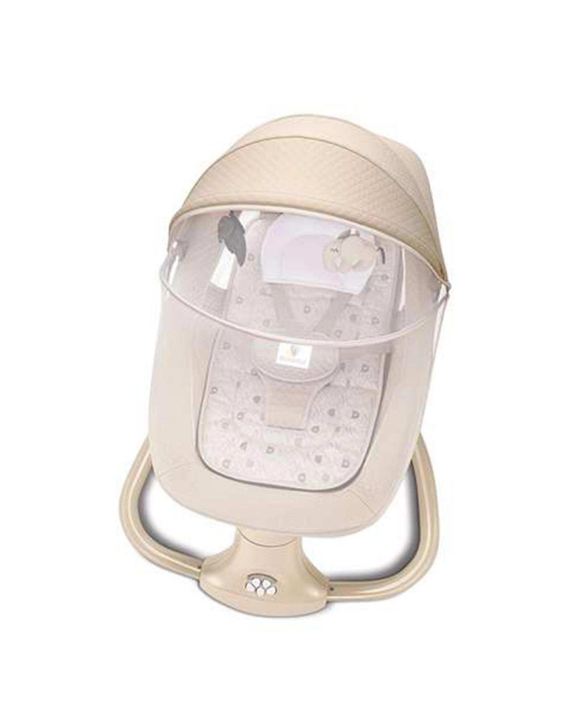 گهواره و تاب برقی کرم ماستلا Mastela مدل deluxe multi-functional bassinet 3in1