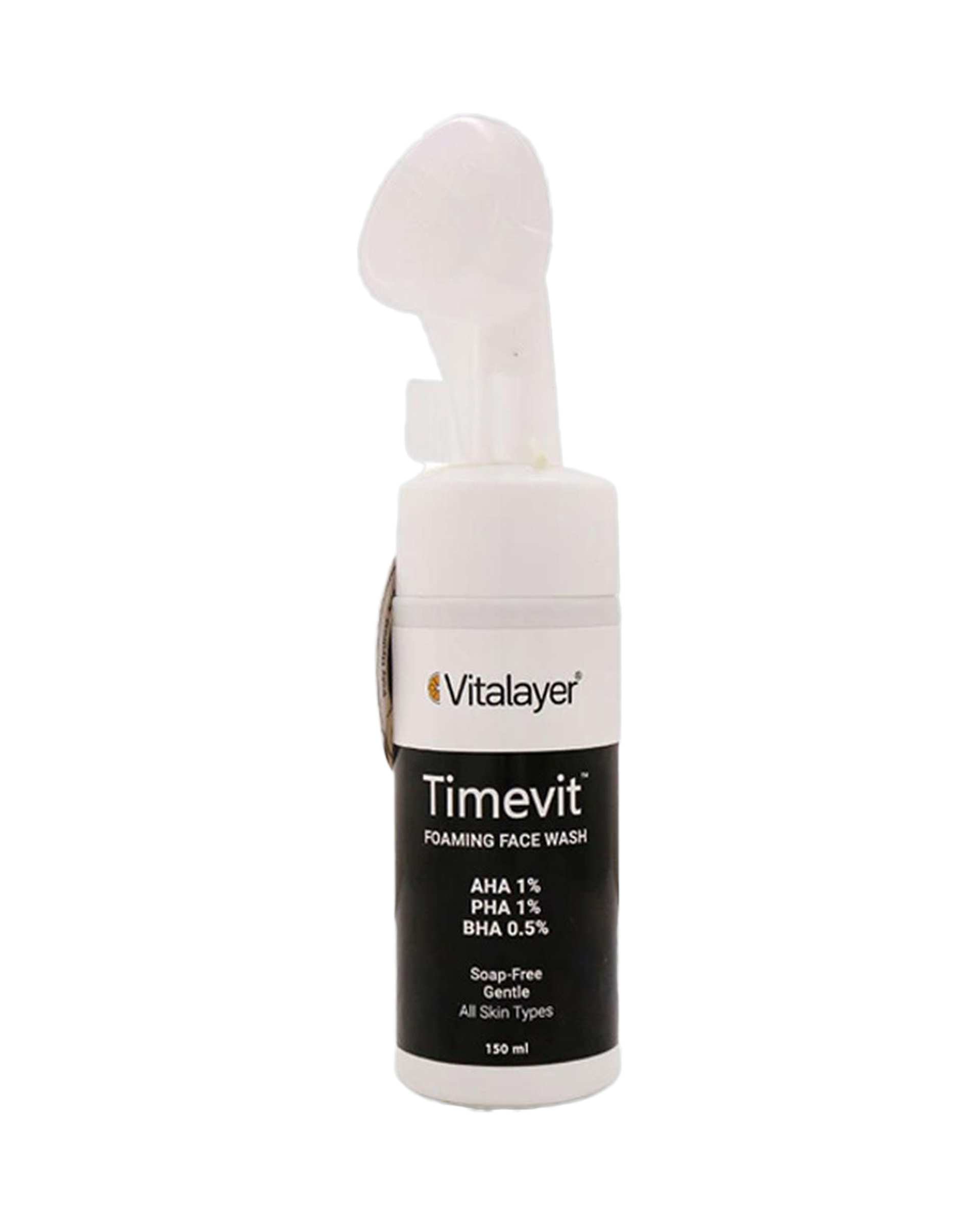 فوم شستشوی صورت ویتالیر Vitalayer مدل تایم ویت Timevit حجم 150ml