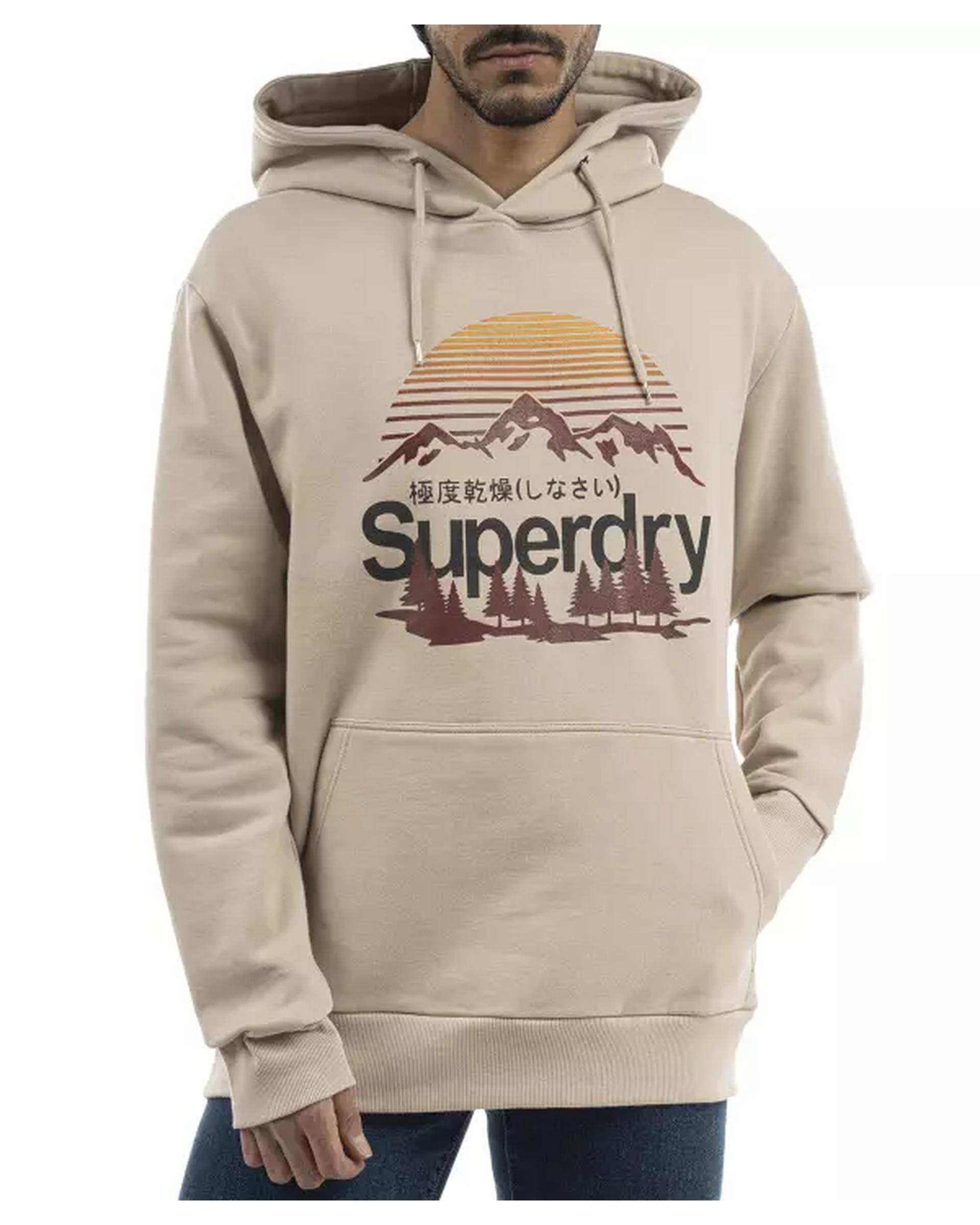 هودی مردانه کرم سوپردرای Superdry کد M12A41602C