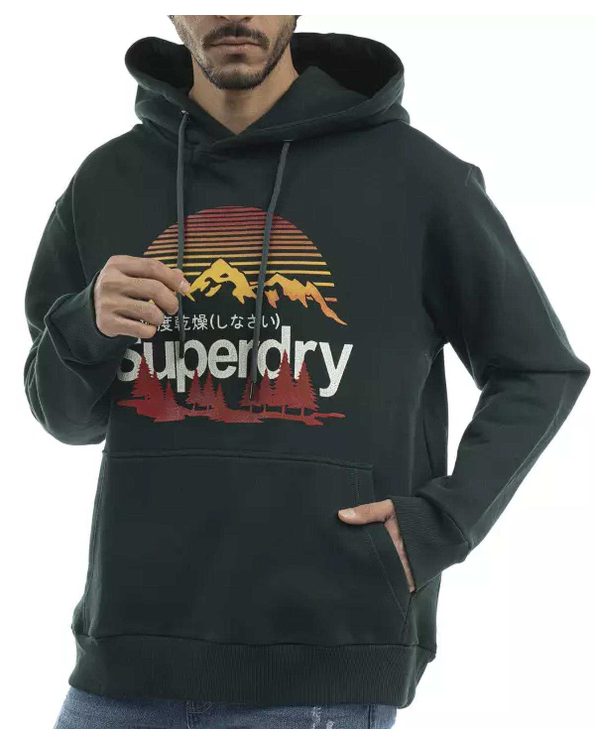 هودی مردانه سبز تیره سوپردرای Superdry کد M12A41602C