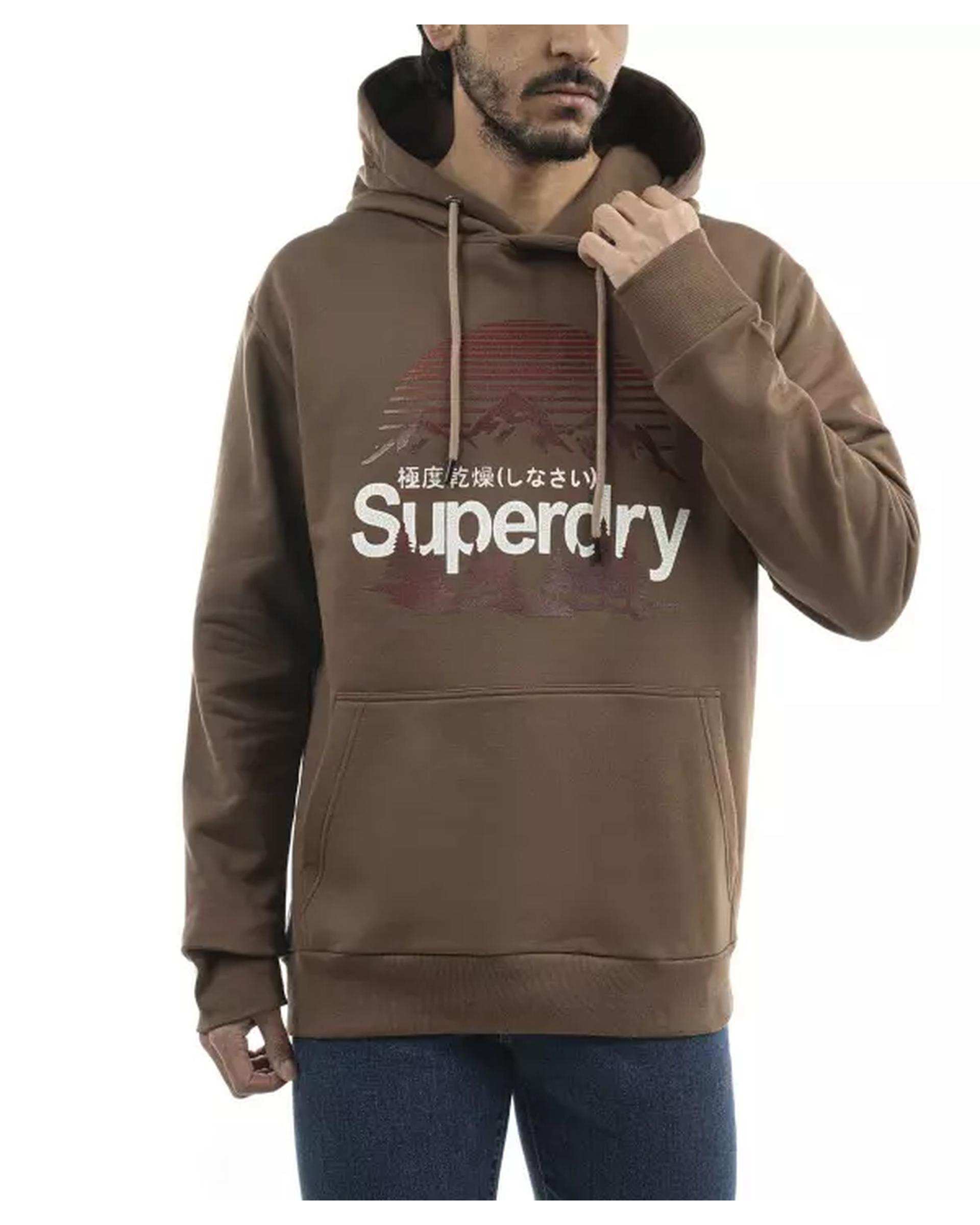 هودی مردانه قهوه ای سوپردرای Superdry کد M12A41602C