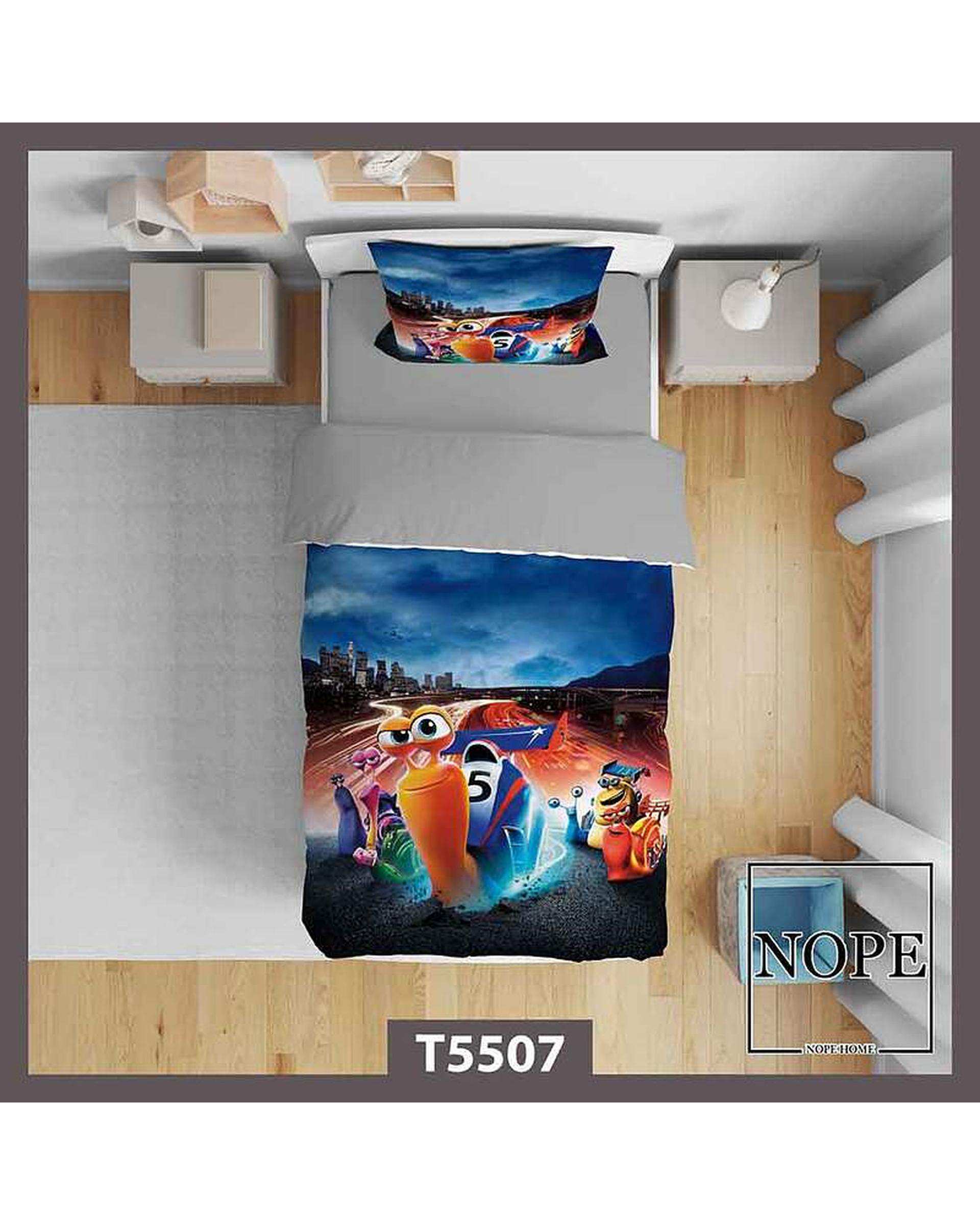 روتختی کودک یک نفره 5 تکه نوپه هوم Nopehome طرح انیمیشن کارتونی کد T5507