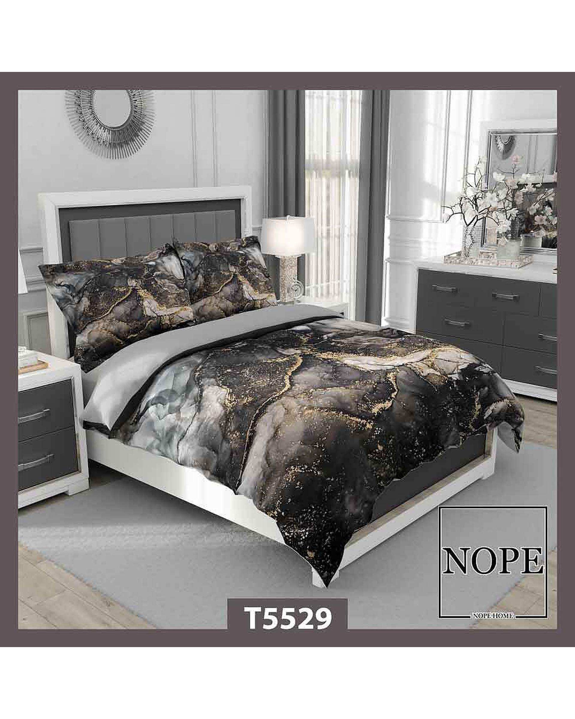 روتختی دو نفره 6 تکه نوپه هوم Nopehome طرح مرمری کد T5529