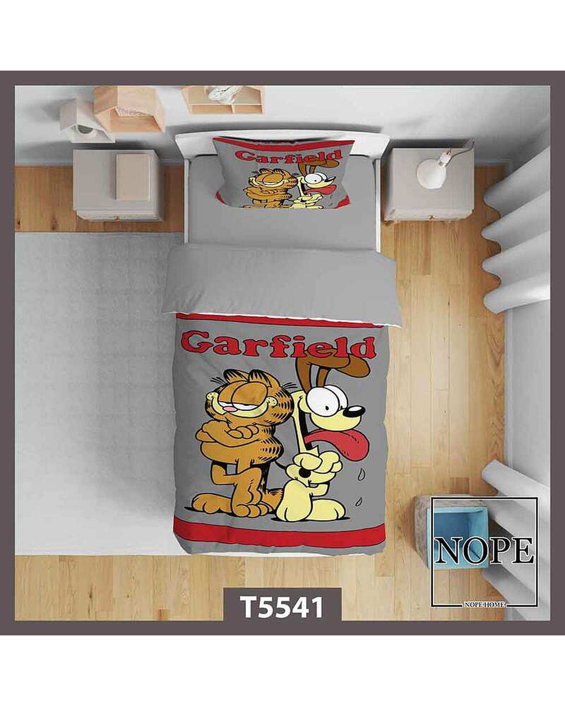 روتختی کودک یک نفره 5 تکه نوپه هوم Nopehome طرح گربه پشمالو کد T5541