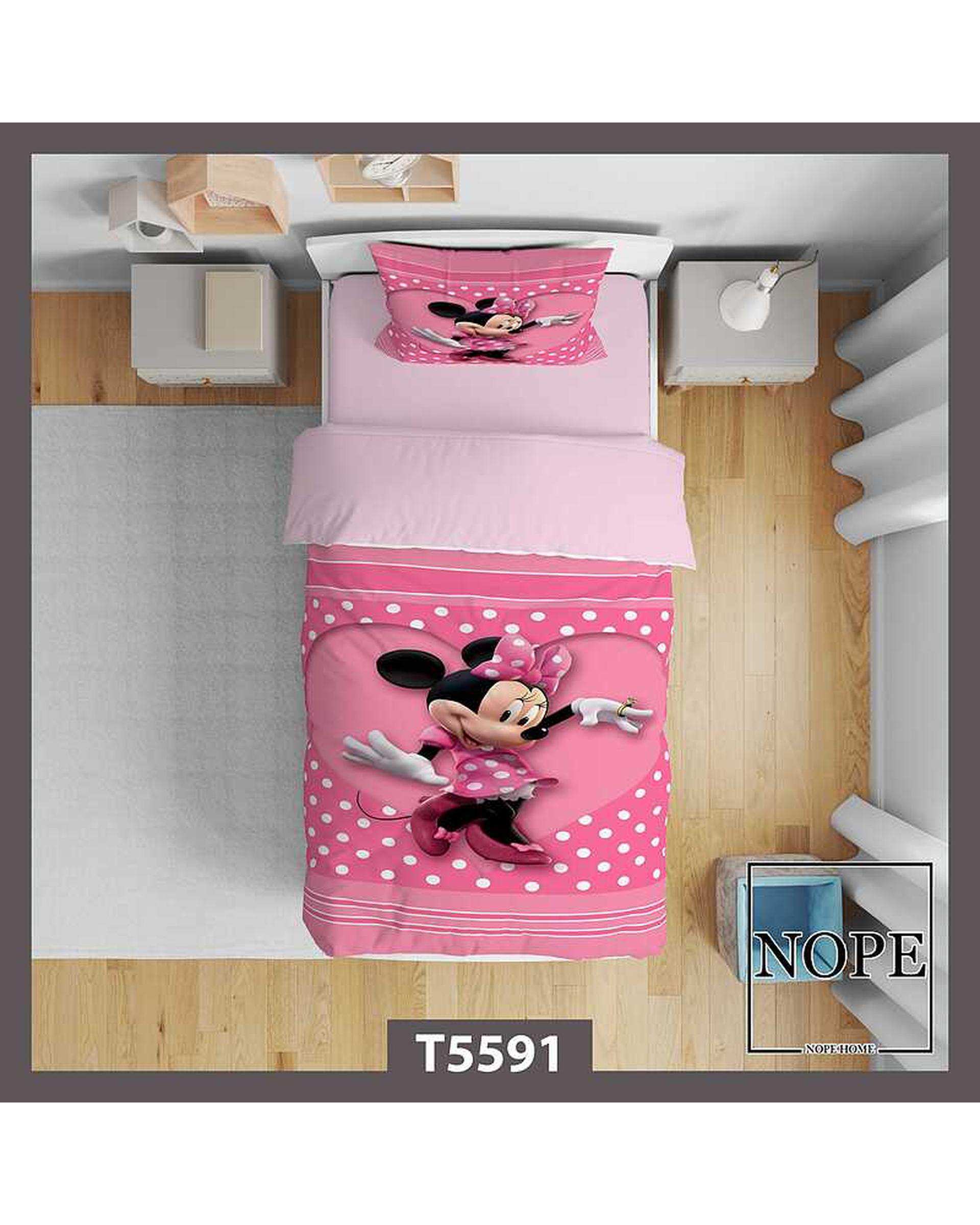 روتختی کودک یک نفره 5 تکه نوپه هوم Nopehome طرح انیمیشنی میکی موس کد T5591