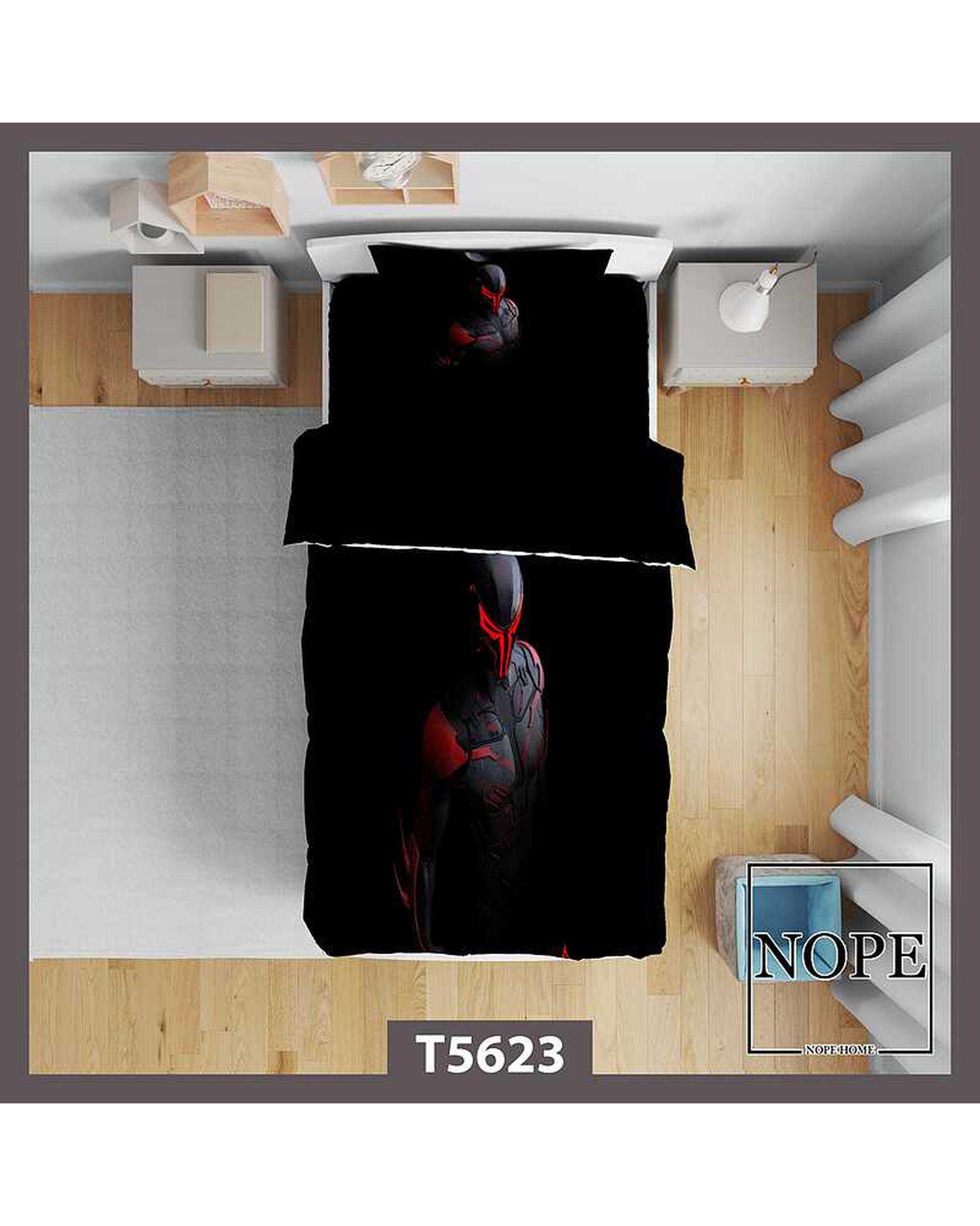 روتختی کودک یک نفره 5 تکه نوپه هوم Nopehome طرح کارتونی اسپایدرمن کد T5623