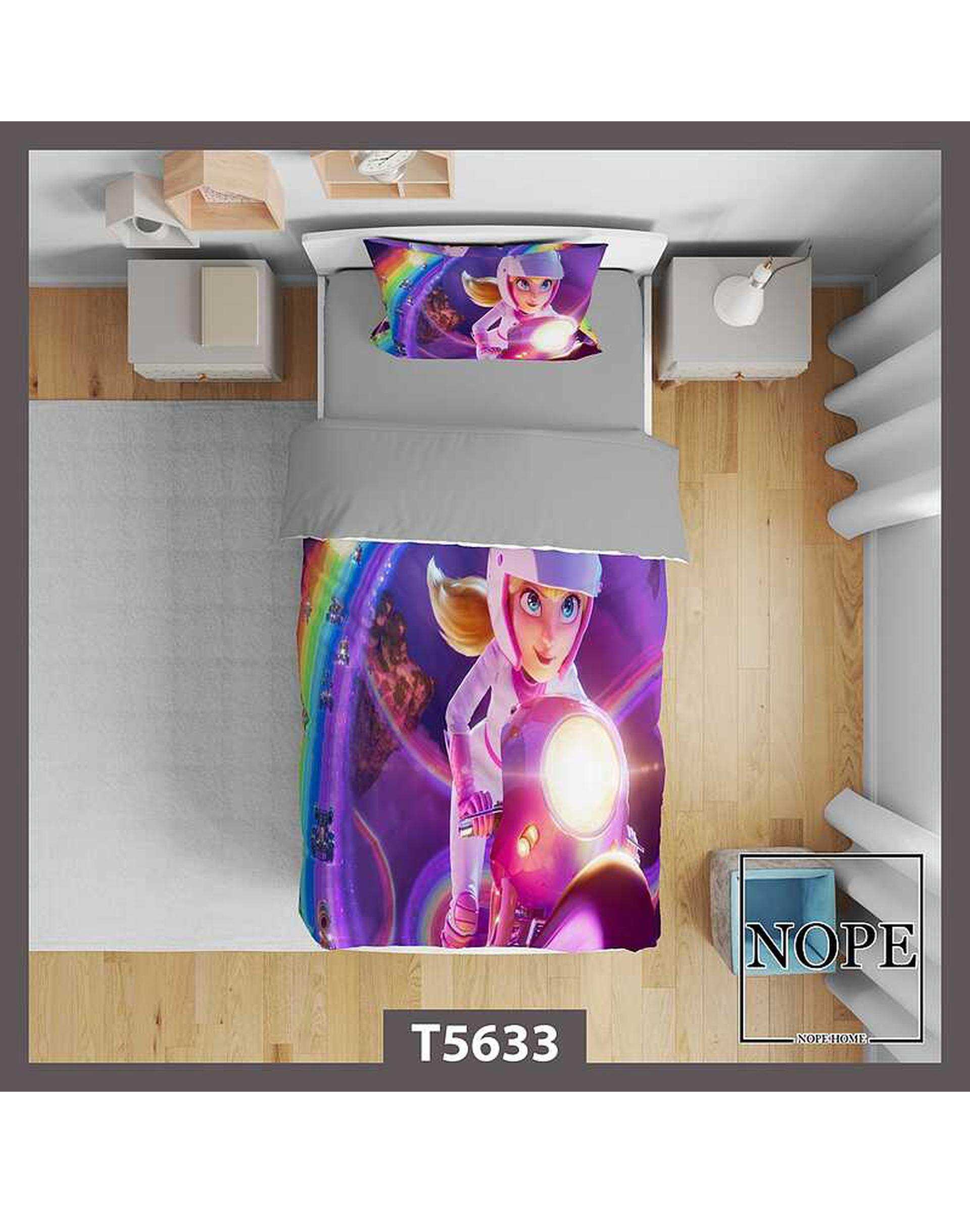 روتختی کودک یک نفره 5 تکه نوپه هوم Nopehome طرح princess کد T5633