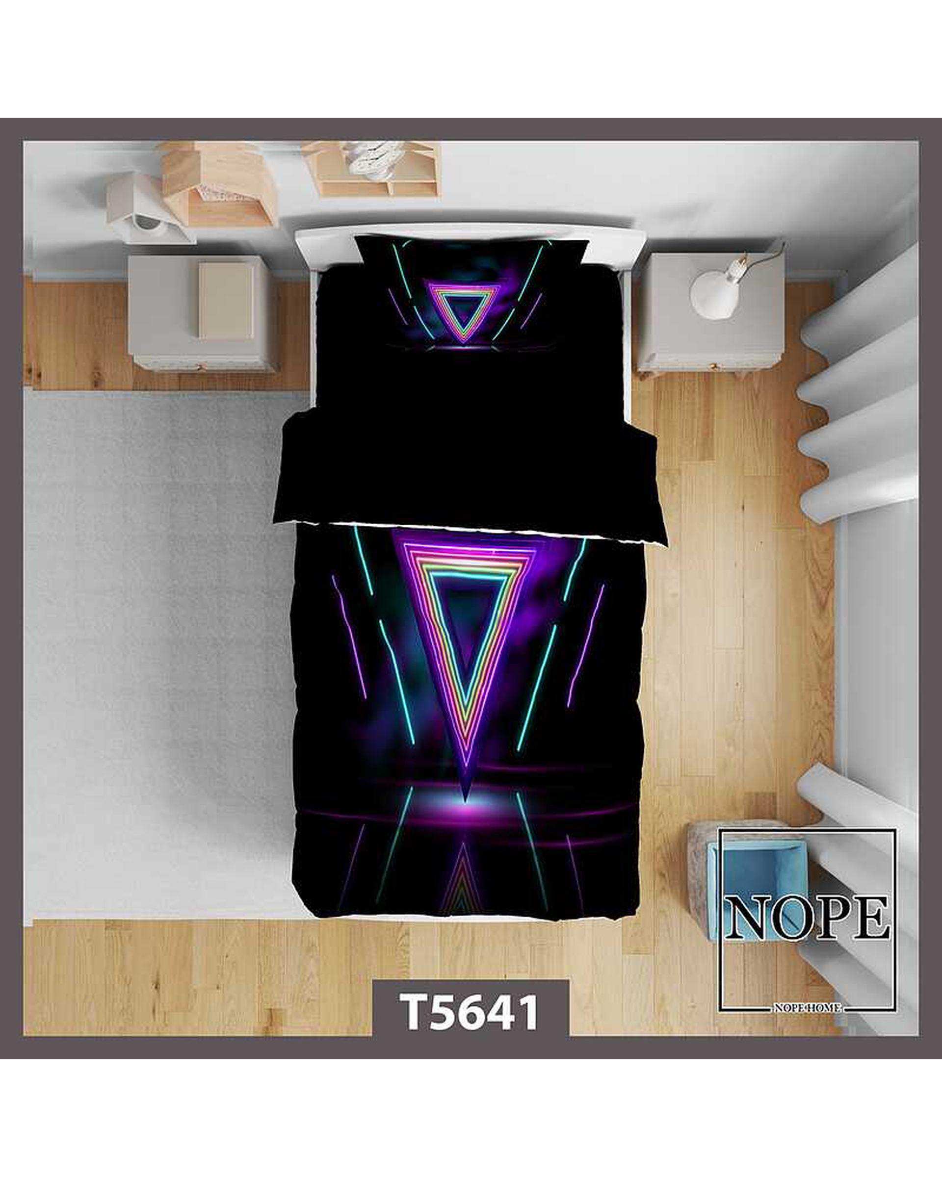 روتختی کودک یک نفره 5 تکه نوپه هوم Nopehome طرح گرافیکی کد T5641
