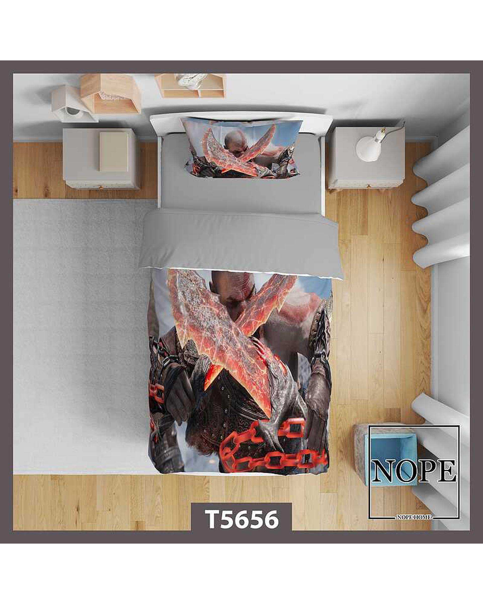روتختی کودک یک نفره 5 تکه نوپه هوم Nopehome طرح کارتونی کد T5656