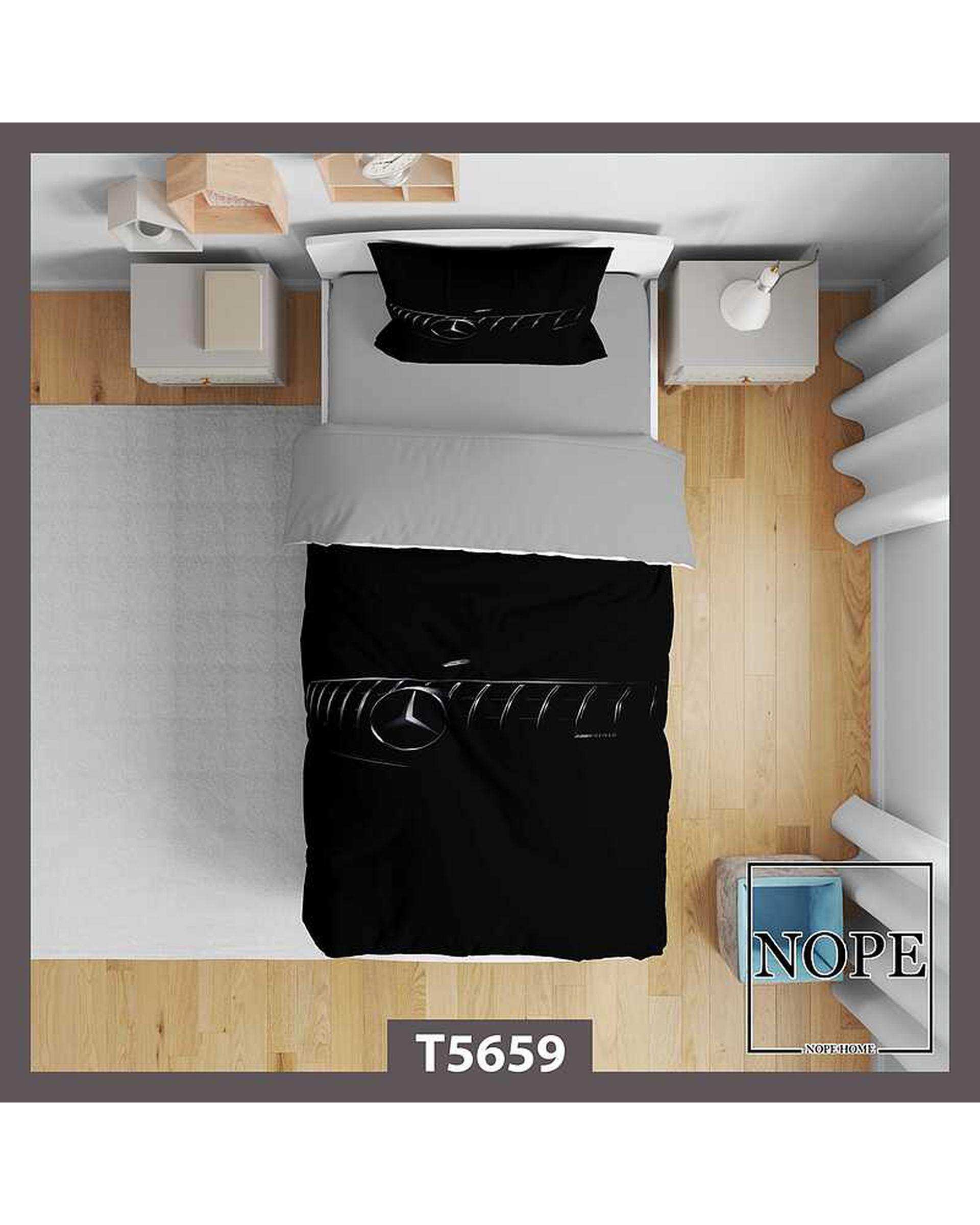 روتختی کودک یک نفره 5 تکه نوپه هوم Nopehome طرح بنز کد T5659