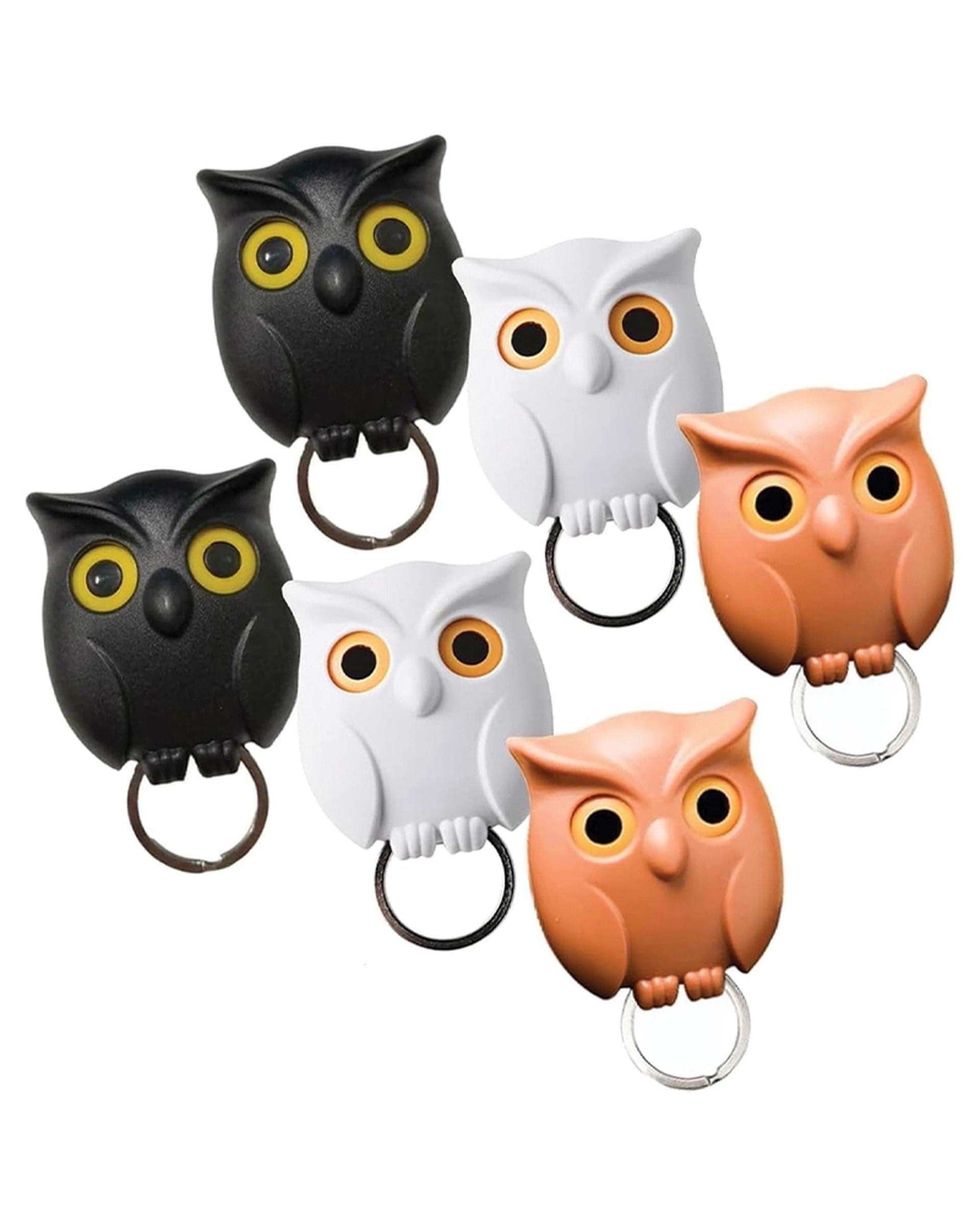 جا کلیدی مشکی مدل Night Owl KeyHolder طرح جغد