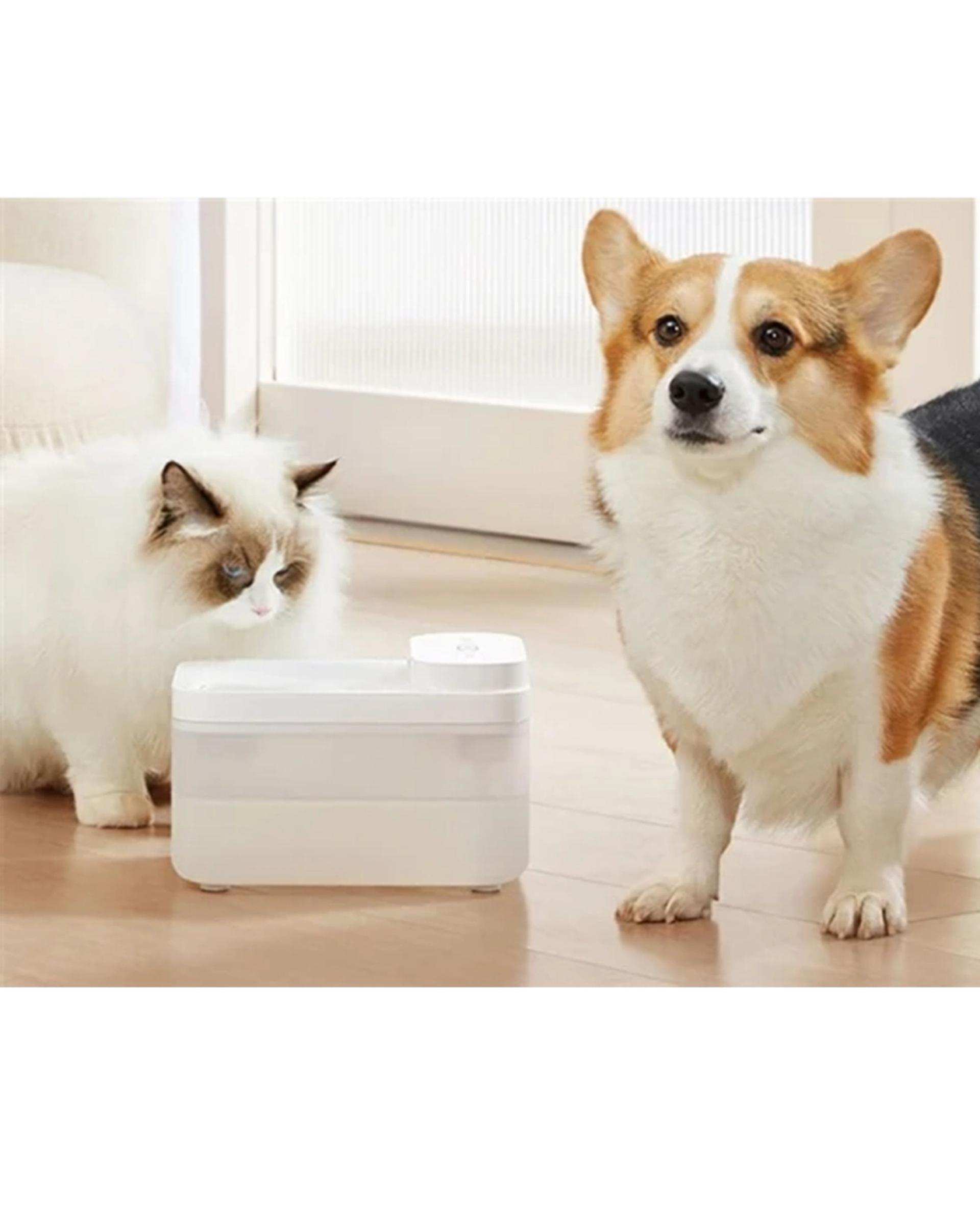 ظرف آبخوری حیوان سفید شیائومی Xiaomi مدل mijia smart pet water dispenser