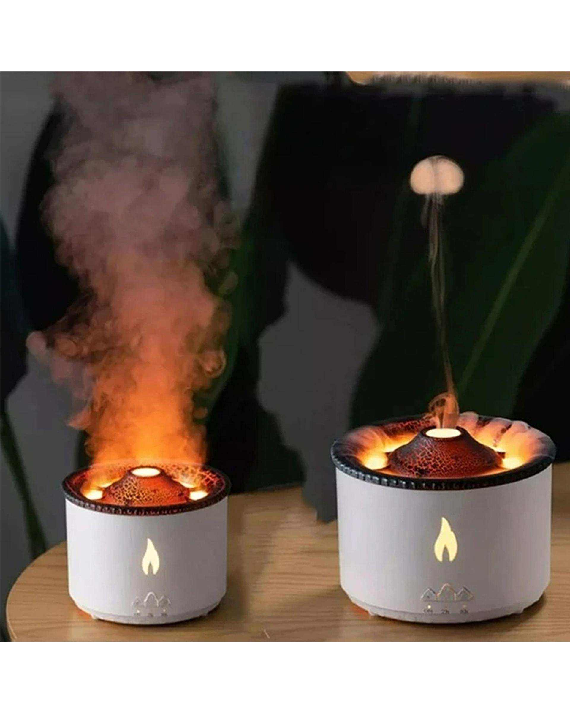 دستگاه بخور مدل Volcano Aroma Diffuser J-V19 طرح آتشفشان