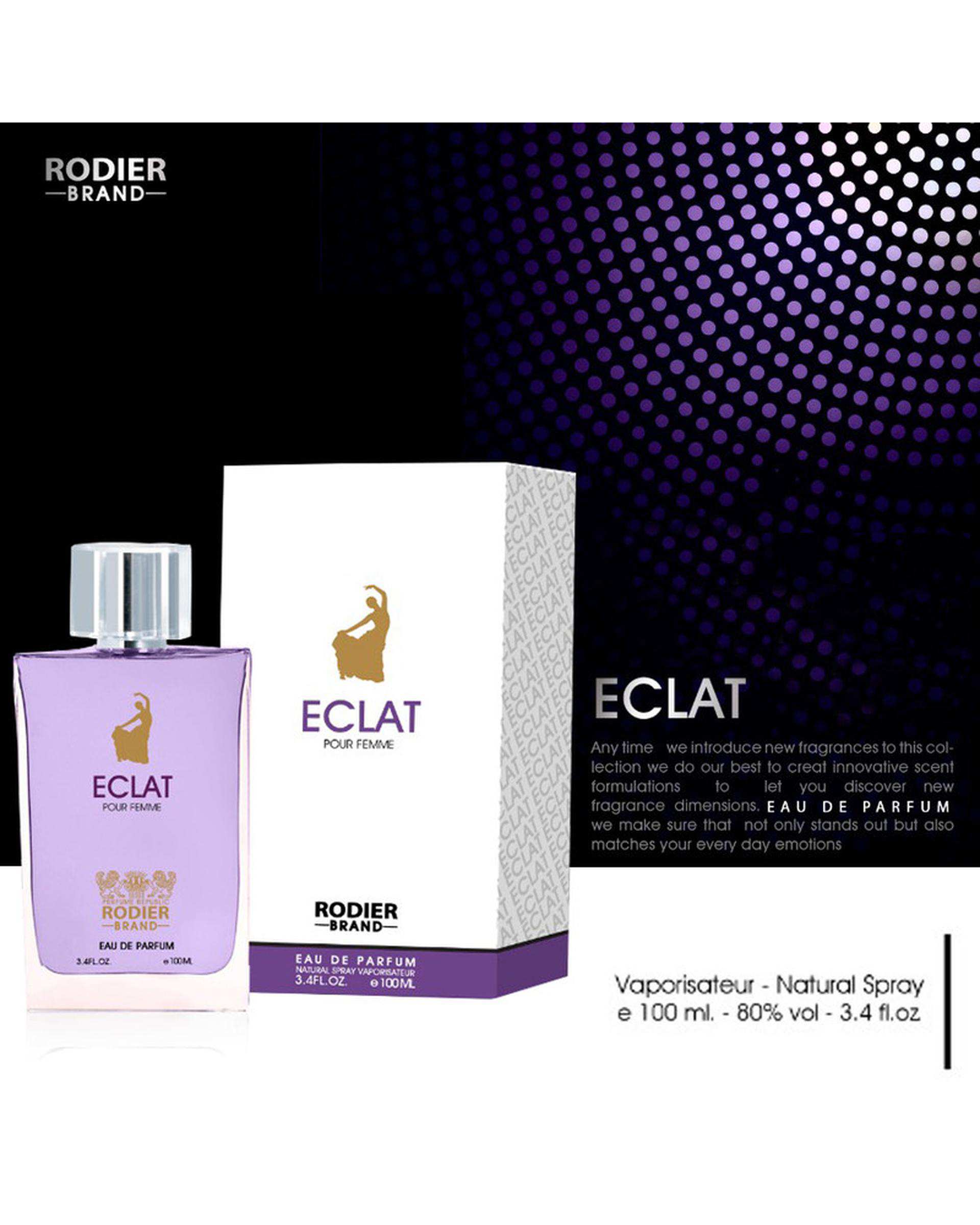 عطر زنانه رودیر Rodier مدل اکلت حجم 100ml