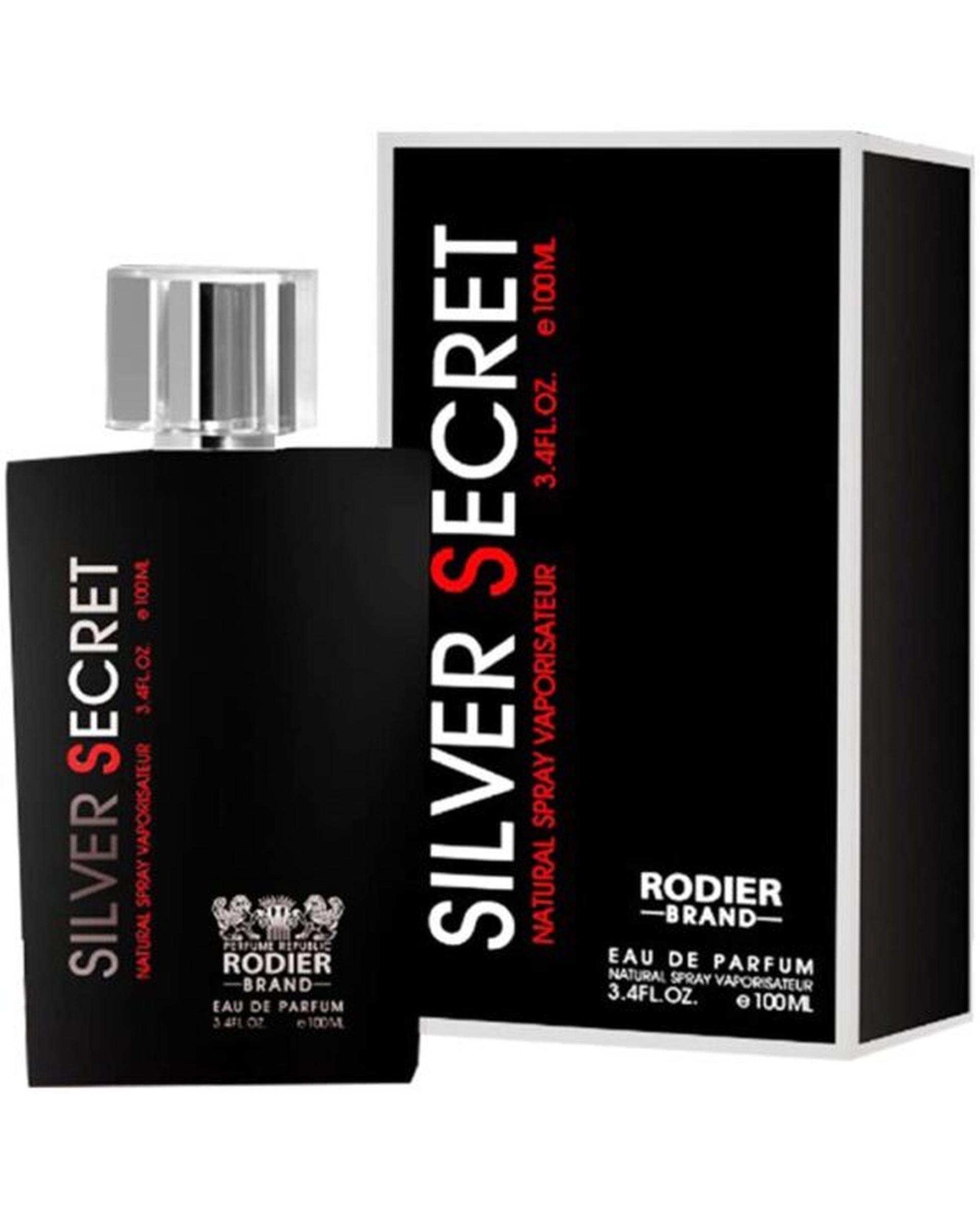 عطر مردانه رودیر Rodier مدل Silver Secret حجم 100ml