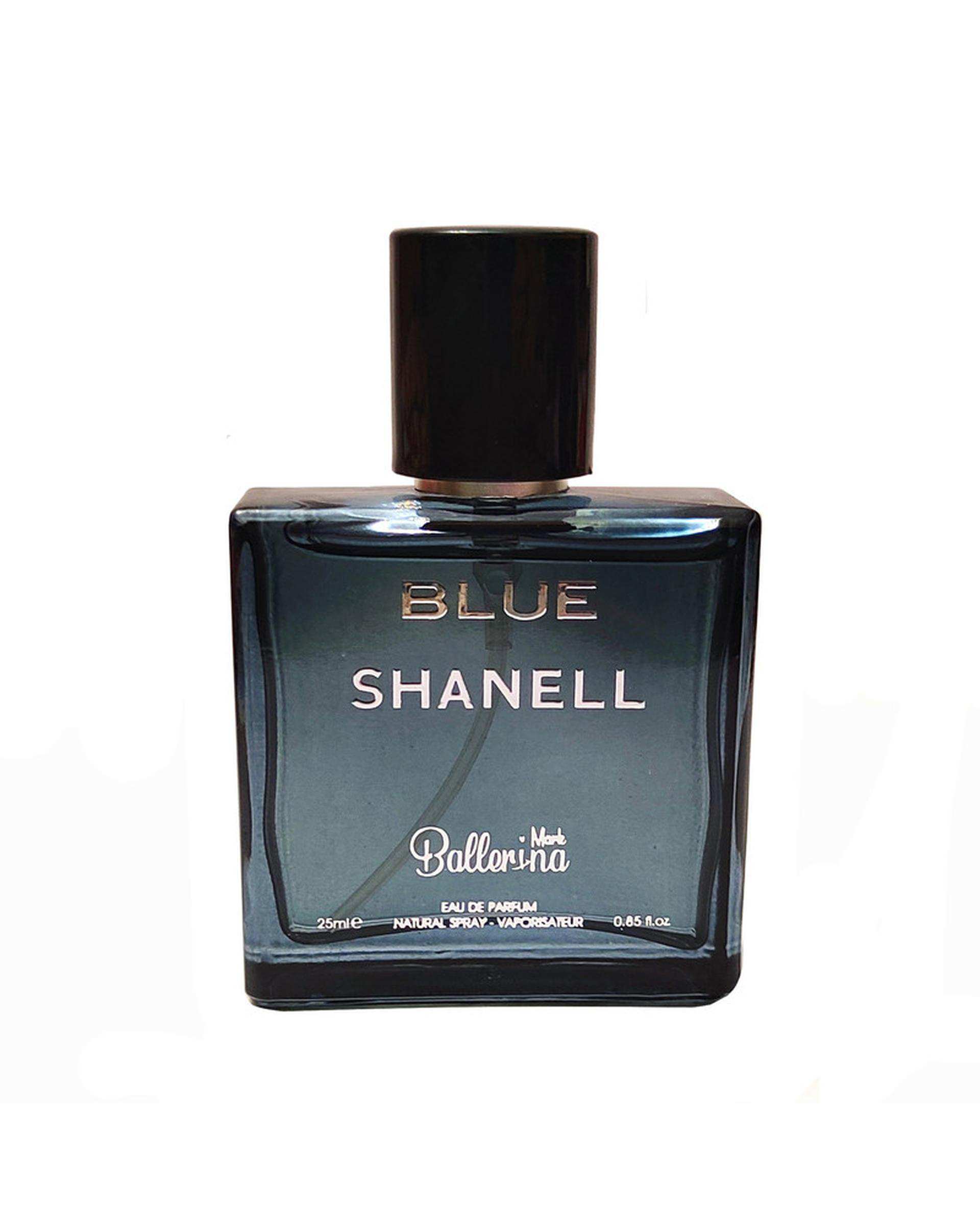 عطر جیبی مردانه بالرینا Ballerina مدل blue shanell حجم 25ml