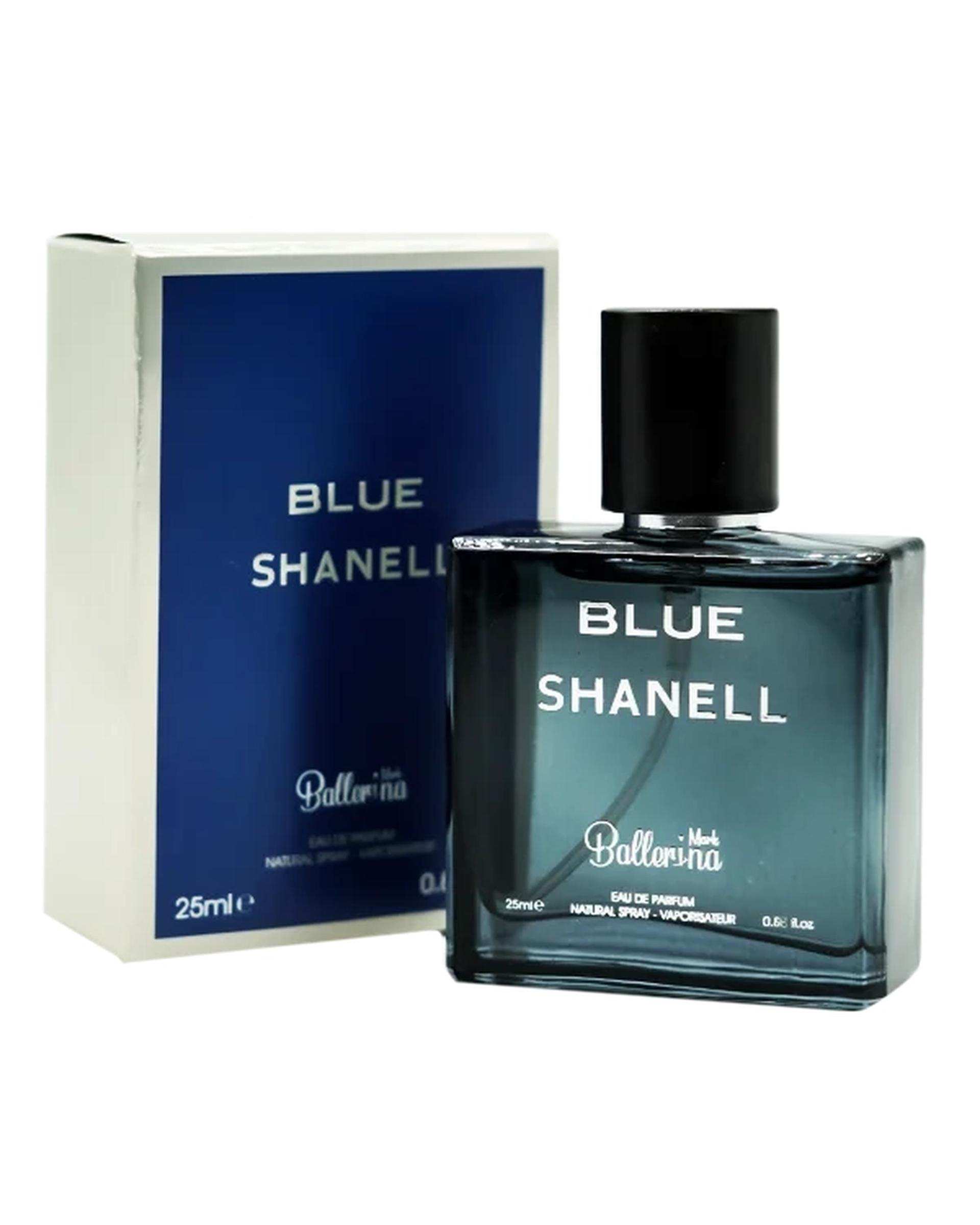 عطر جیبی مردانه بالرینا Ballerina مدل blue shanell حجم 25ml