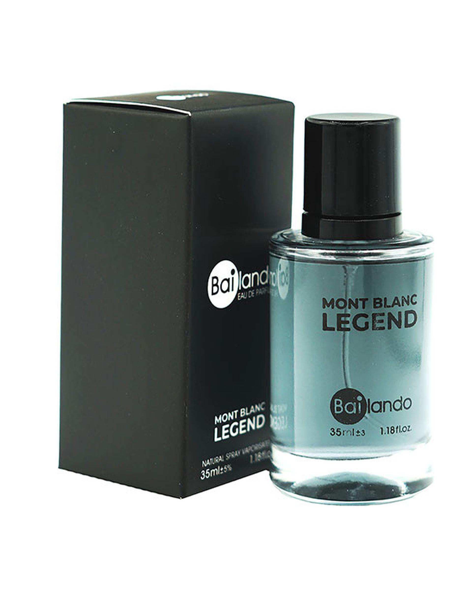 عطر جیبی مردانه بایلندو Bailando مدل MONT BLANC LEGEND حجم 35ml