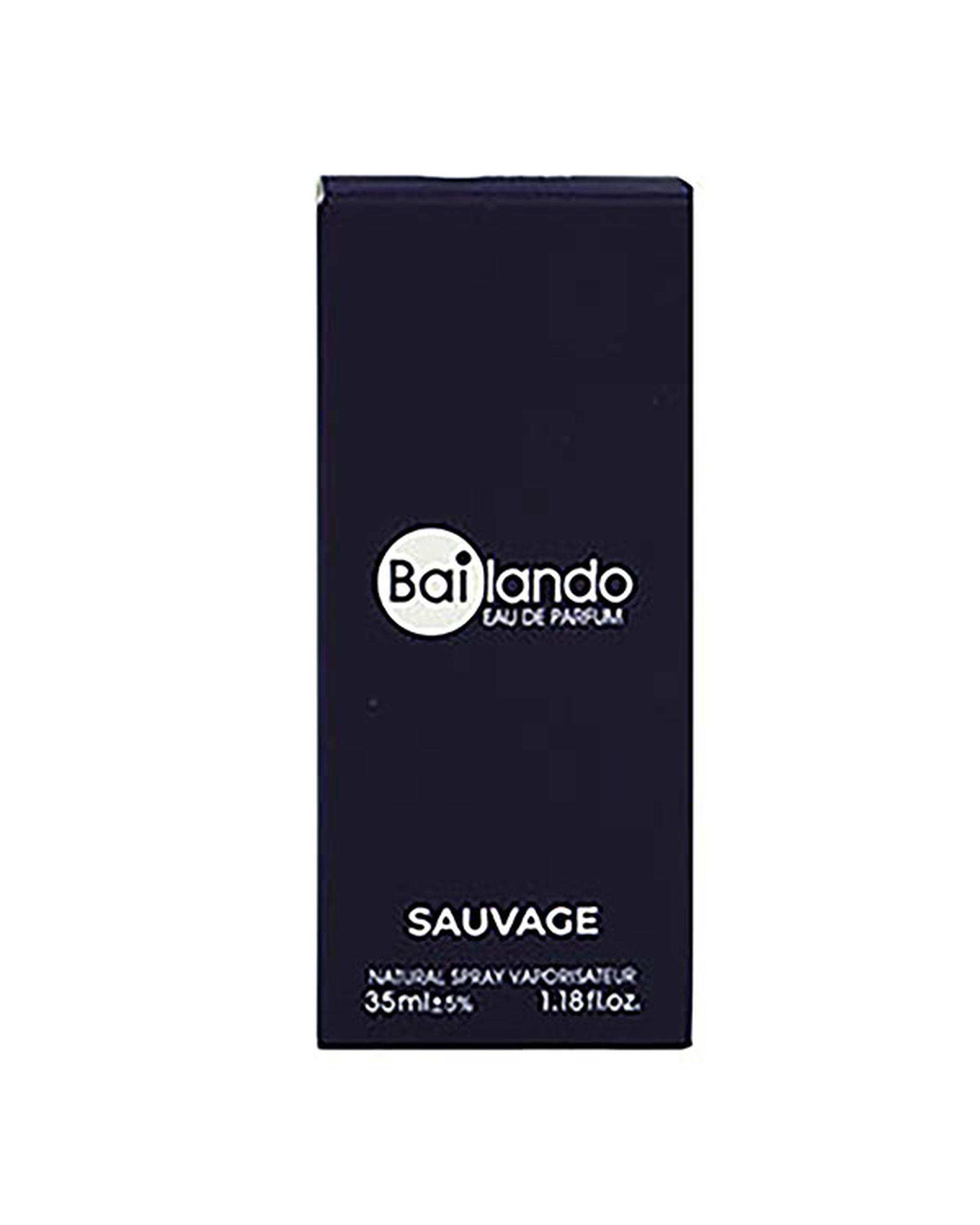 عطر جیبی مردانه بایلندو Bailando مدل SAUVAGE حجم 35ml