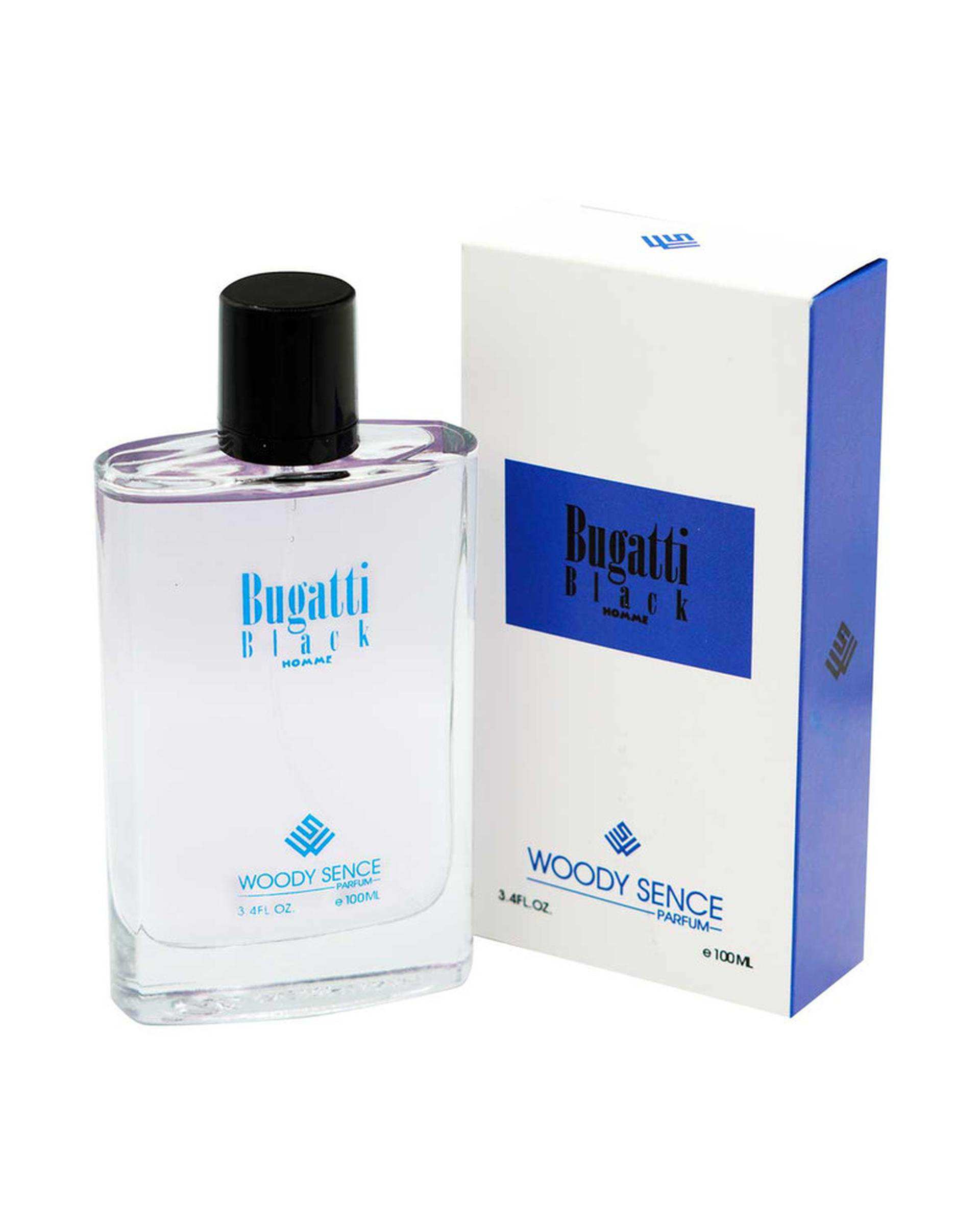 عطر مردانه وودی سنس Woody Sence مدل Bugatti Black حجم 100ml