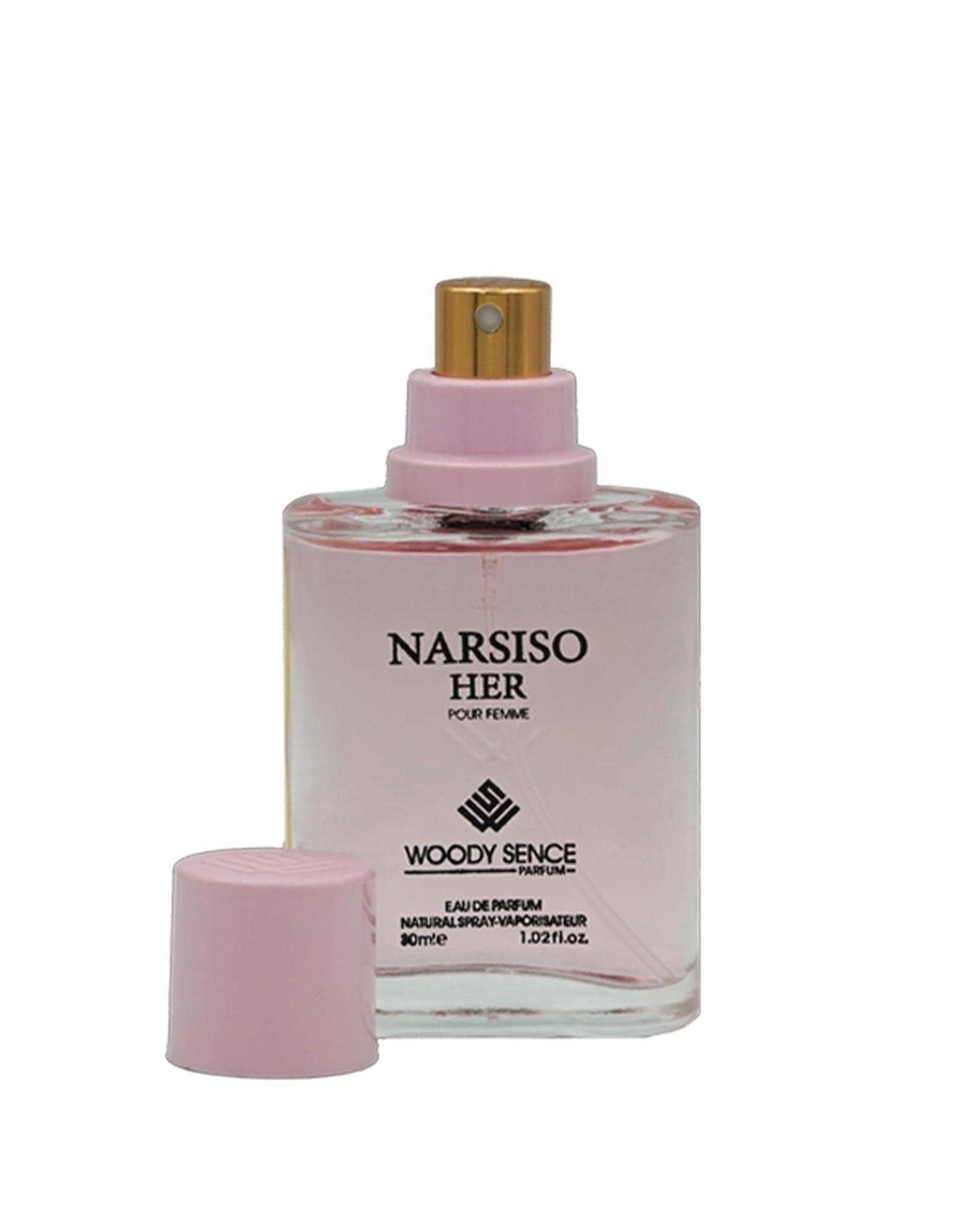 عطر جیبی زنانه وودی سنس Woody Sence مدل Narsiso Her حجم 30ml