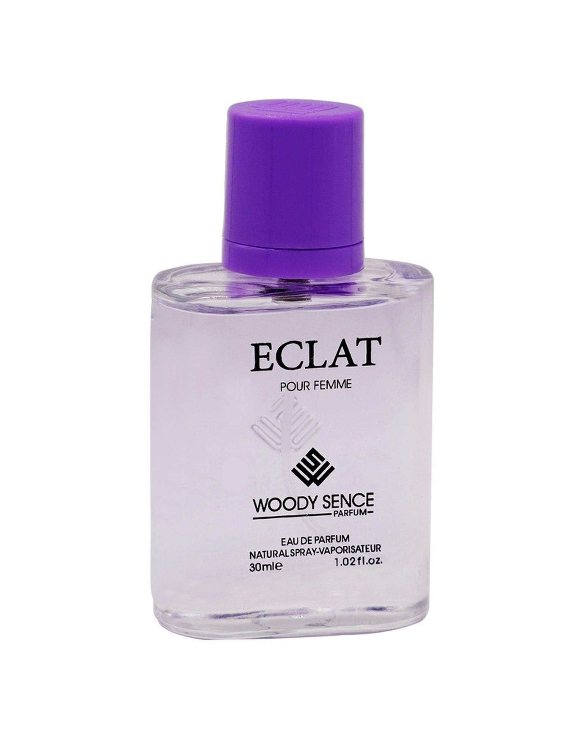 عطر جیبی زنانه وودی سنس Woody Sence مدل اکلت حجم 30ml