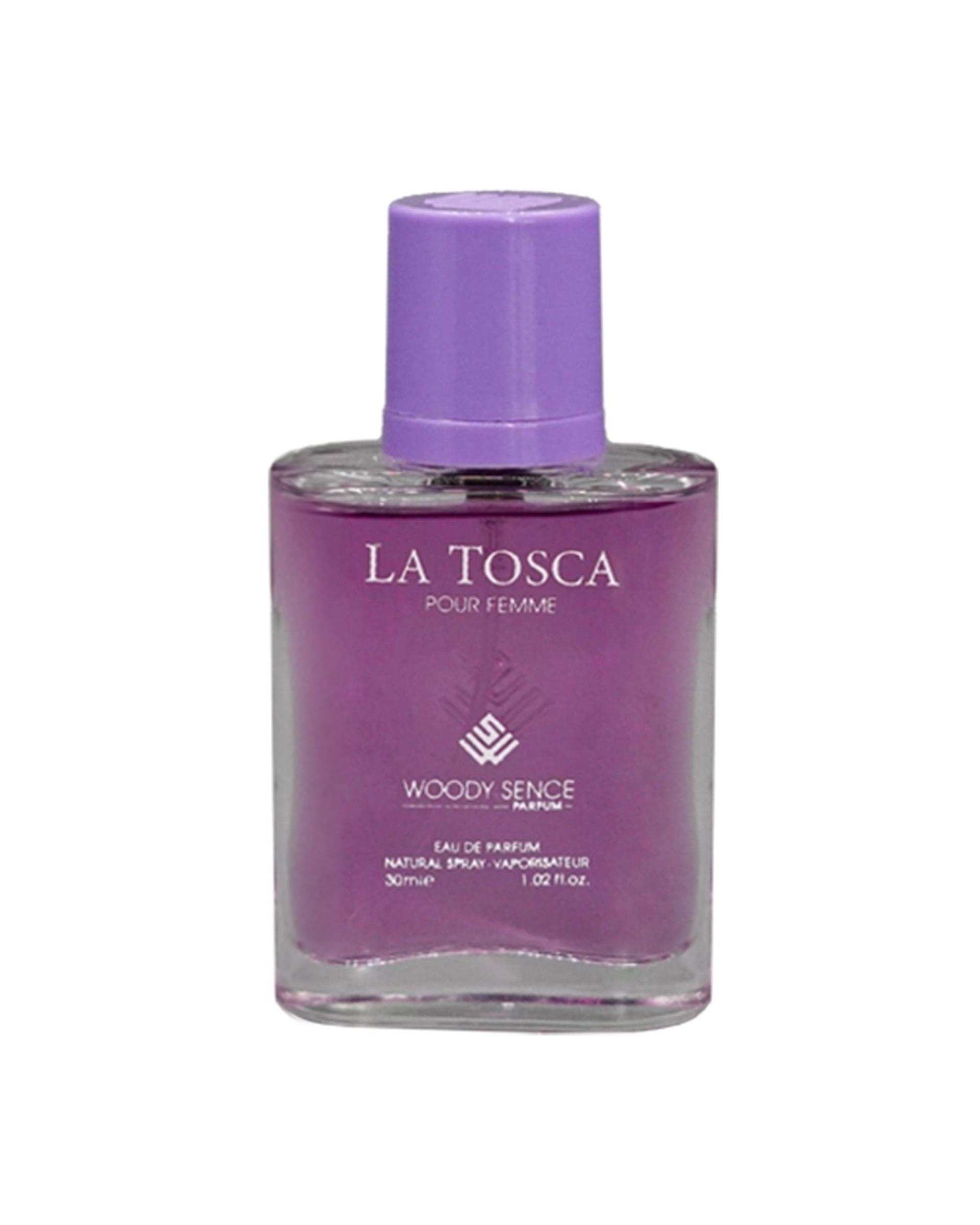 عطر جیبی زنانه وودی سنس Woody Sence مدل لاتوسکا LA TOSCA حجم 30ml