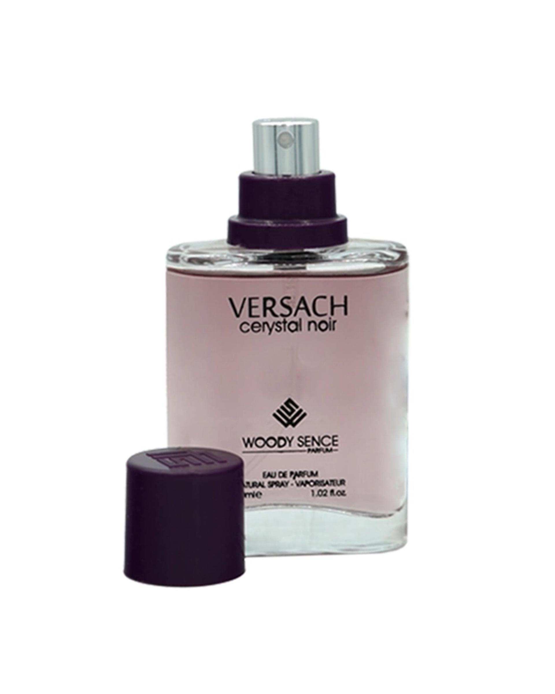 عطر جیبی زنانه وودی سنس Woody Sence مدل Versace Crystal Noir حجم 30ml