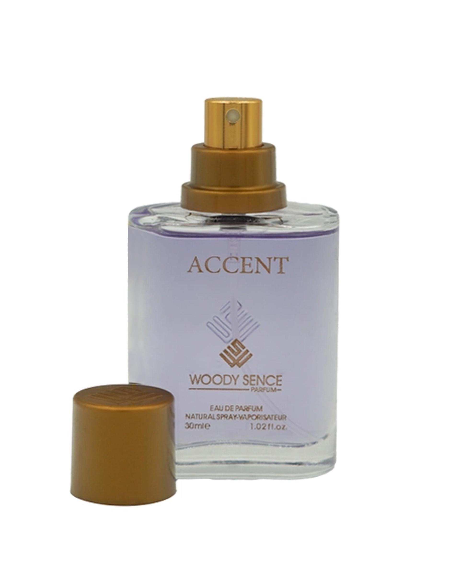 عطر جیبی زنانه وودی سنس Woody Sence مدل اکسنت Accent حجم 30ml