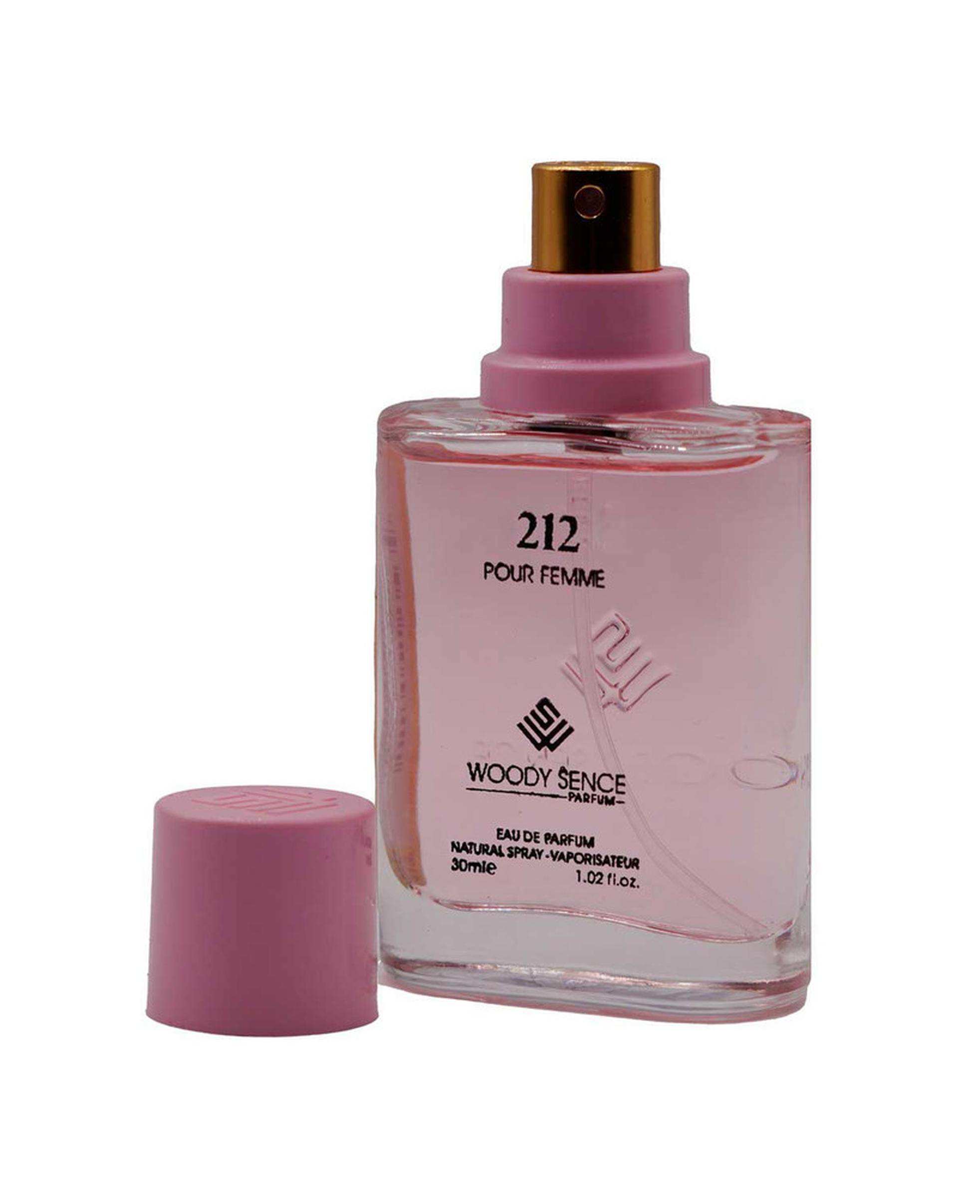 عطر جیبی زنانه وودی سنس Woody Sence مدل 212 حجم 30ml