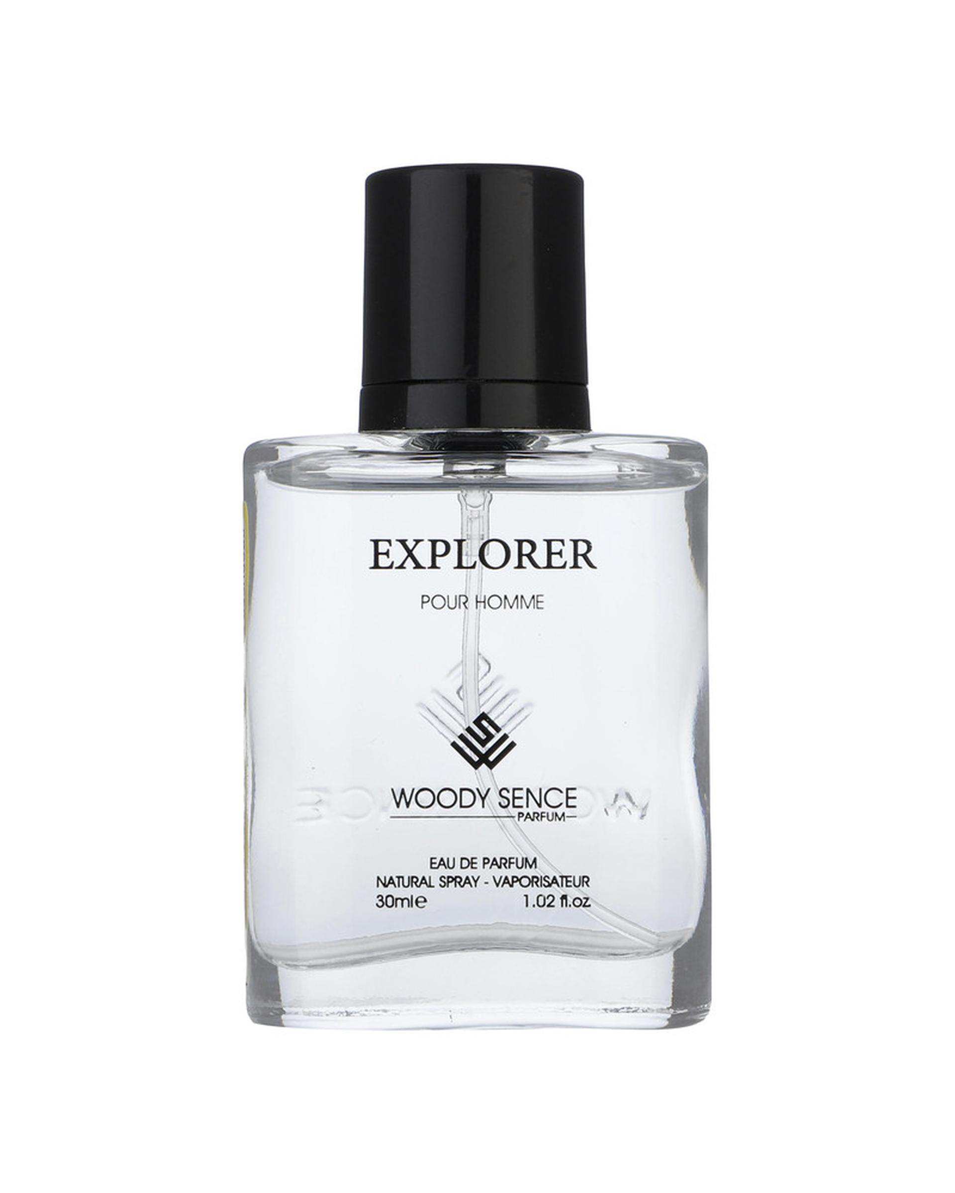 عطر جیبی مردانه وودی سنس Woody Sence مدل اکسپلورر Explorer حجم 30ml