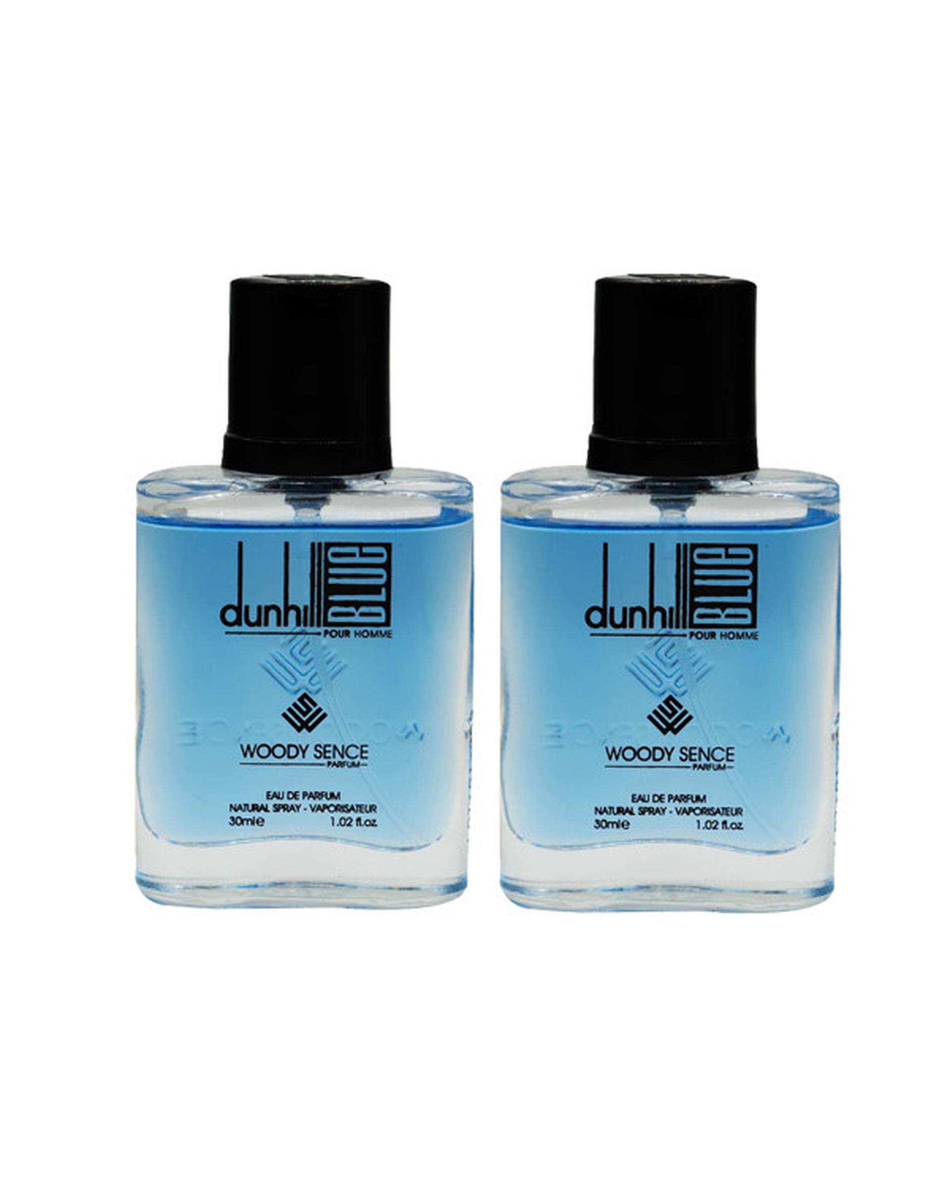 عطر جیبی مردانه وودی سنس Woody Sence مدل dunhill Blue حجم 30ml بسته 2 عددی