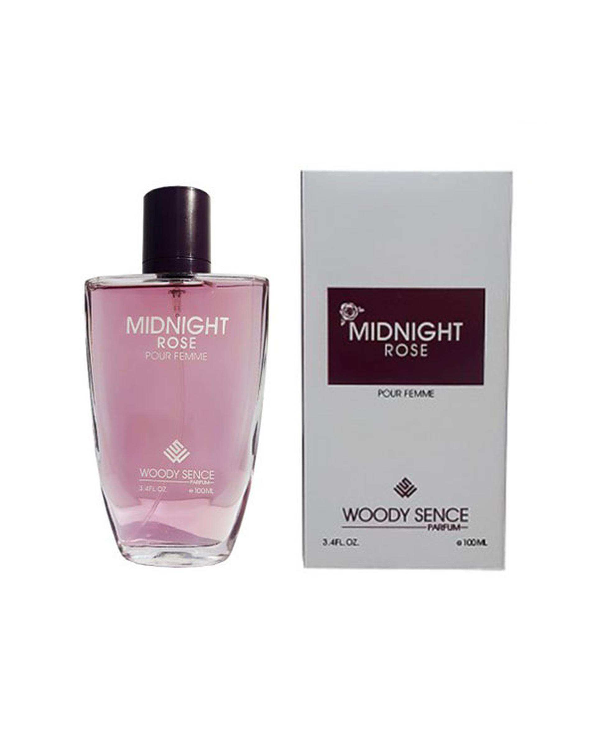 عطر زنانه وودی سنس Woody Sence مدل میدنایت رز Midnight Rose حجم 100ml