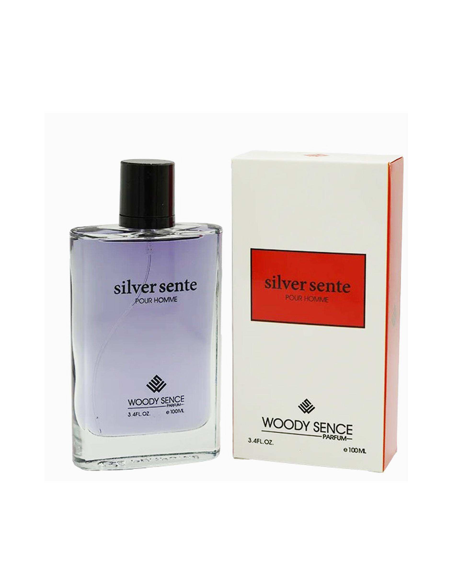 عطر مردانه وودی سنس Woody Sence مدل سیلور سنت Silver Scent حجم 100ml