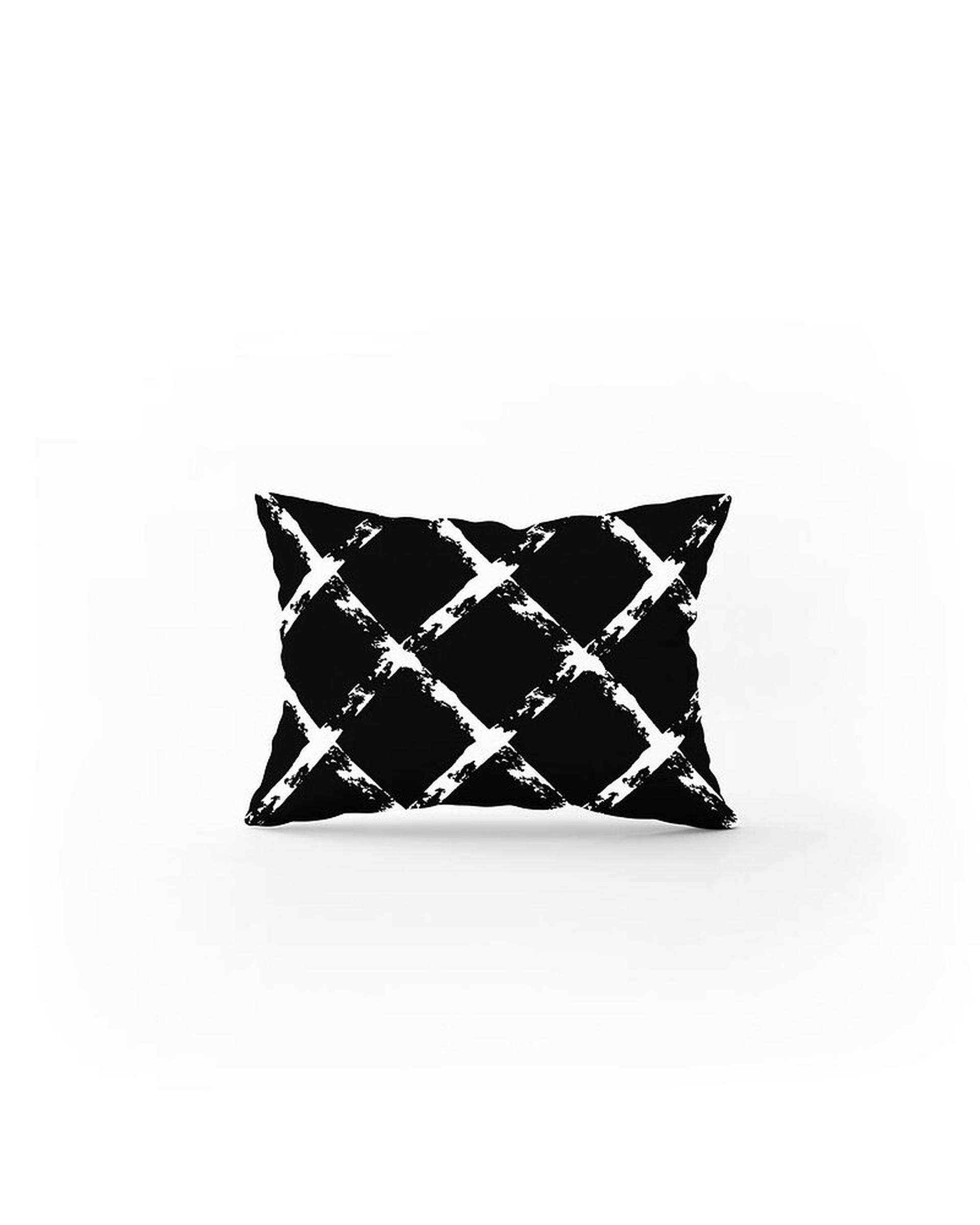 روتختی یک نفره 5 تکه مینیمال نوپه هوم Nopehome طرح لوزی مشکی کد 042