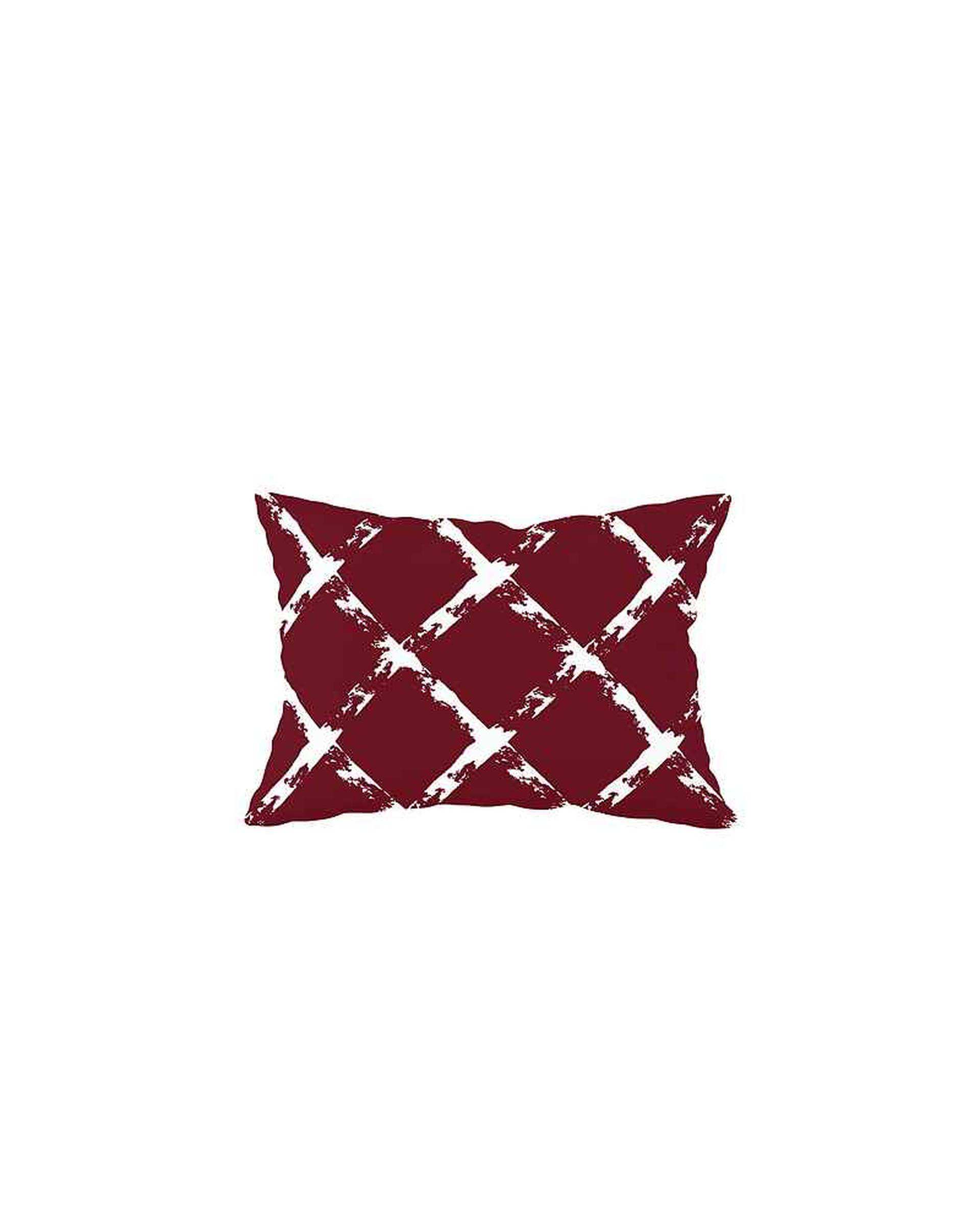 روتختی دو نفره 7 تکه مینیمال نوپه هوم Nopehome طرح مربعی زرشکی کد 050