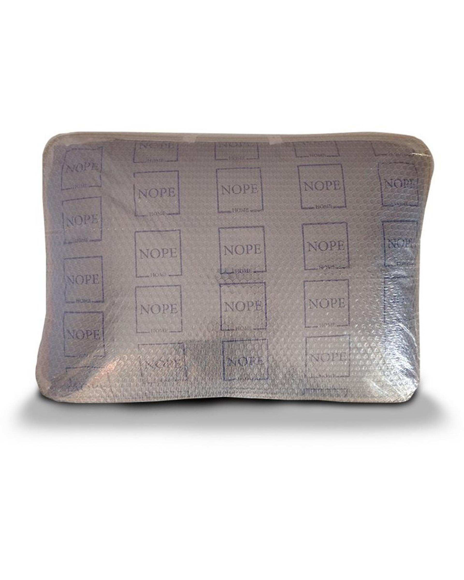 روتختی دو نفره 6 تکه مینیمال نوپه هوم Nopehome طرح مربعی قهوه ای تیره کد 059