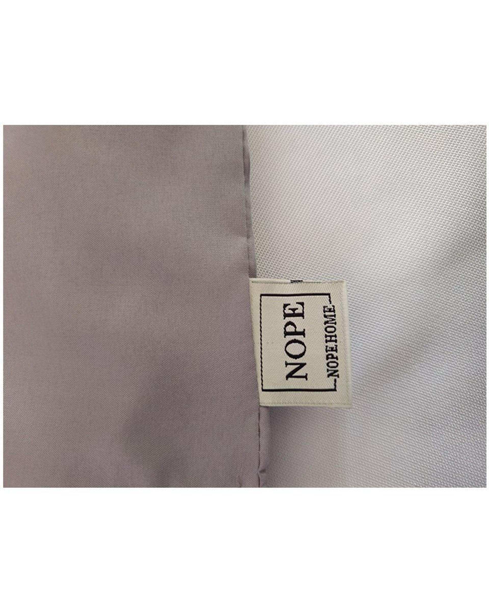 روتختی دو نفره 6 تکه مینیمال نوپه هوم Nopehome طرح مربعی قهوه ای تیره کد 059