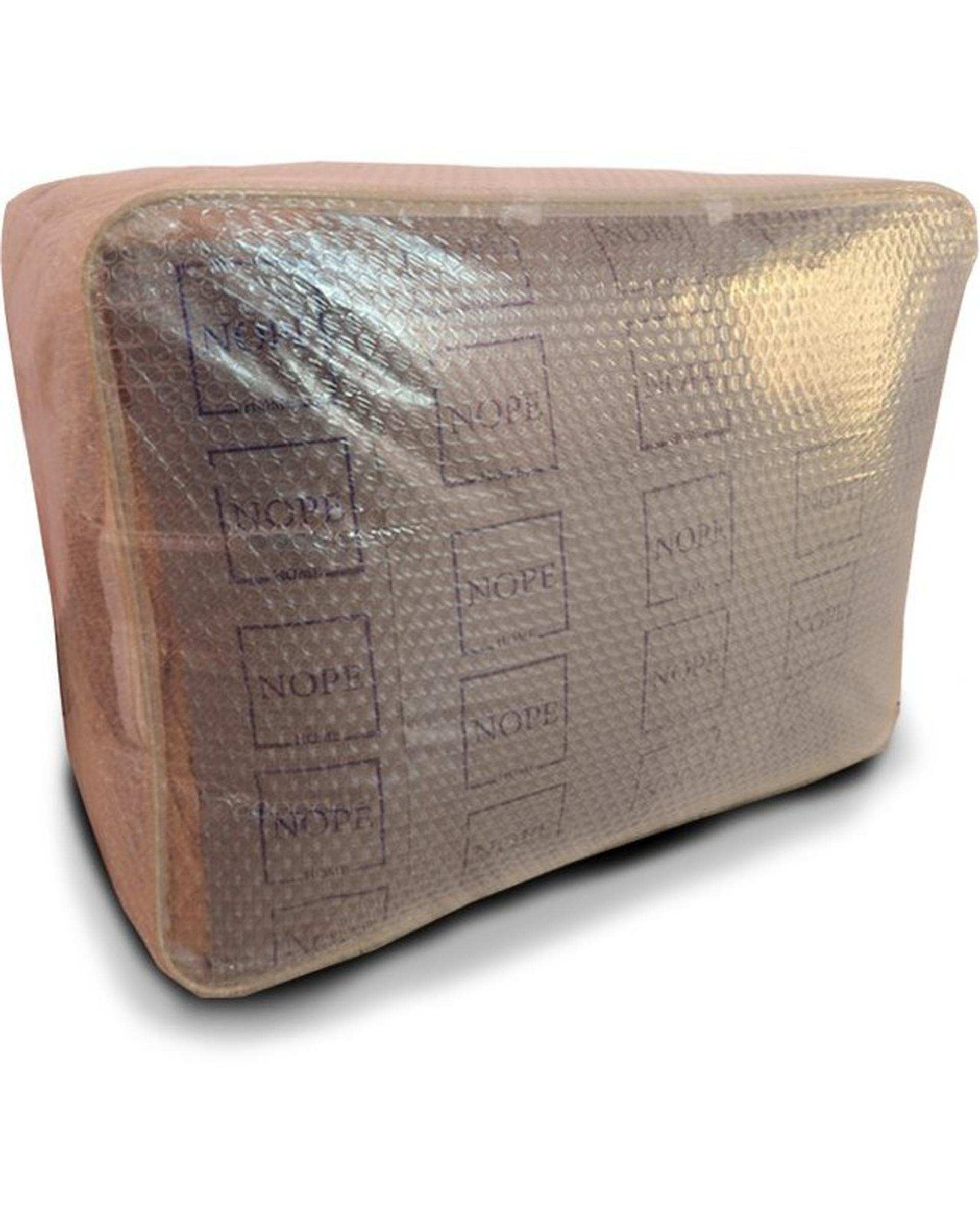 روتختی دو نفره 6 تکه مینیمال نوپه هوم Nopehome طرح مربعی قهوه ای تیره کد 059