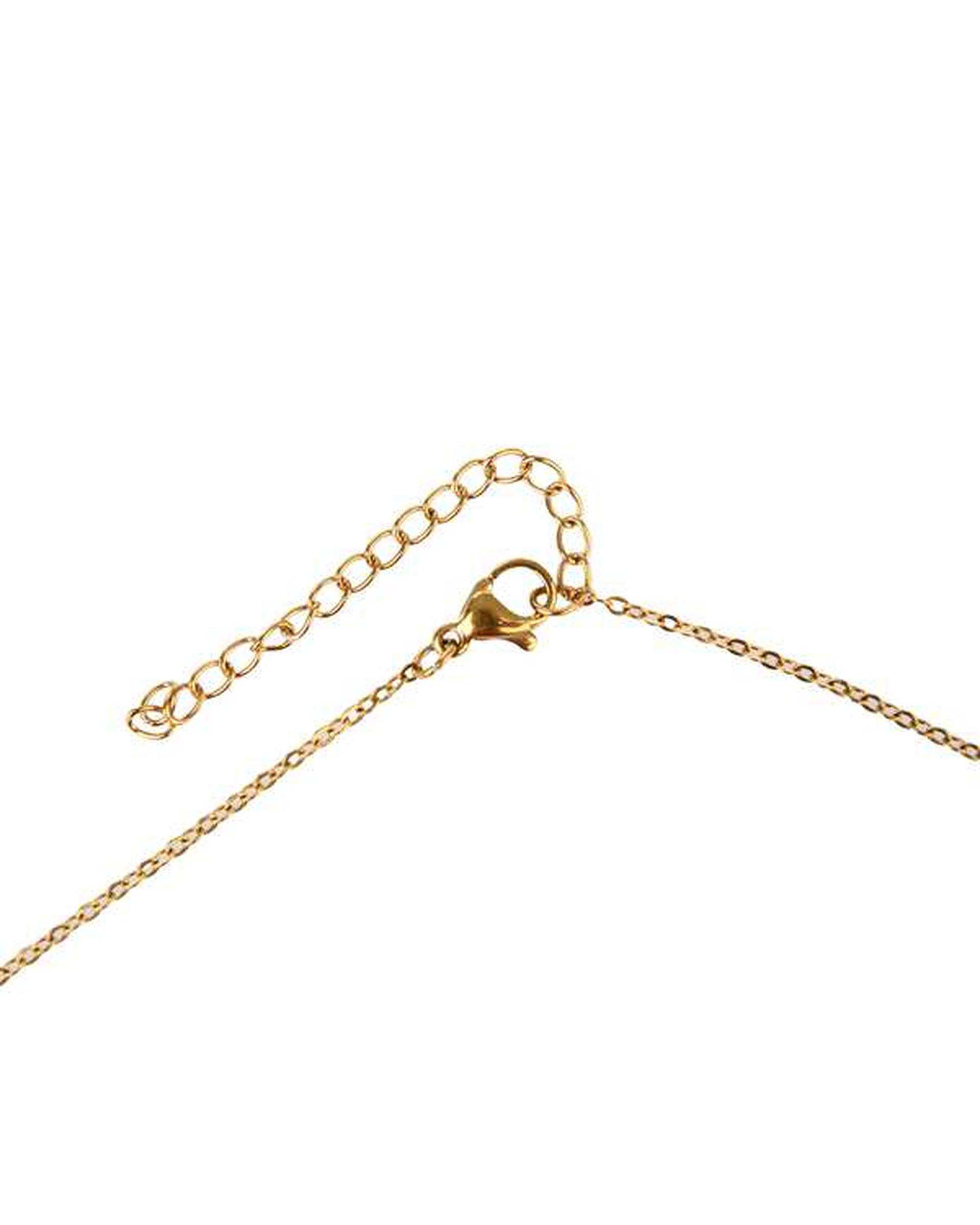گردنبند مدل ونکلیف طلایی طرح سواروسکی SWAROVSKI