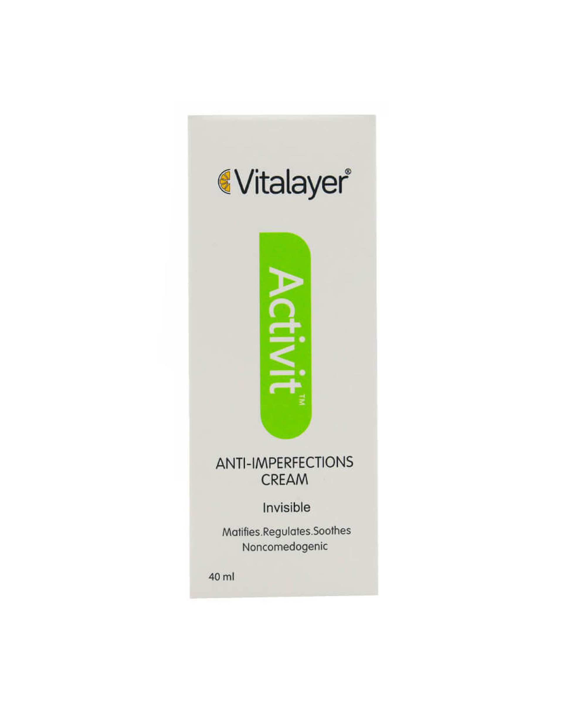 کرم ضد جوش اکتی ویت ویتالیر Vitalayer حجم 40ml