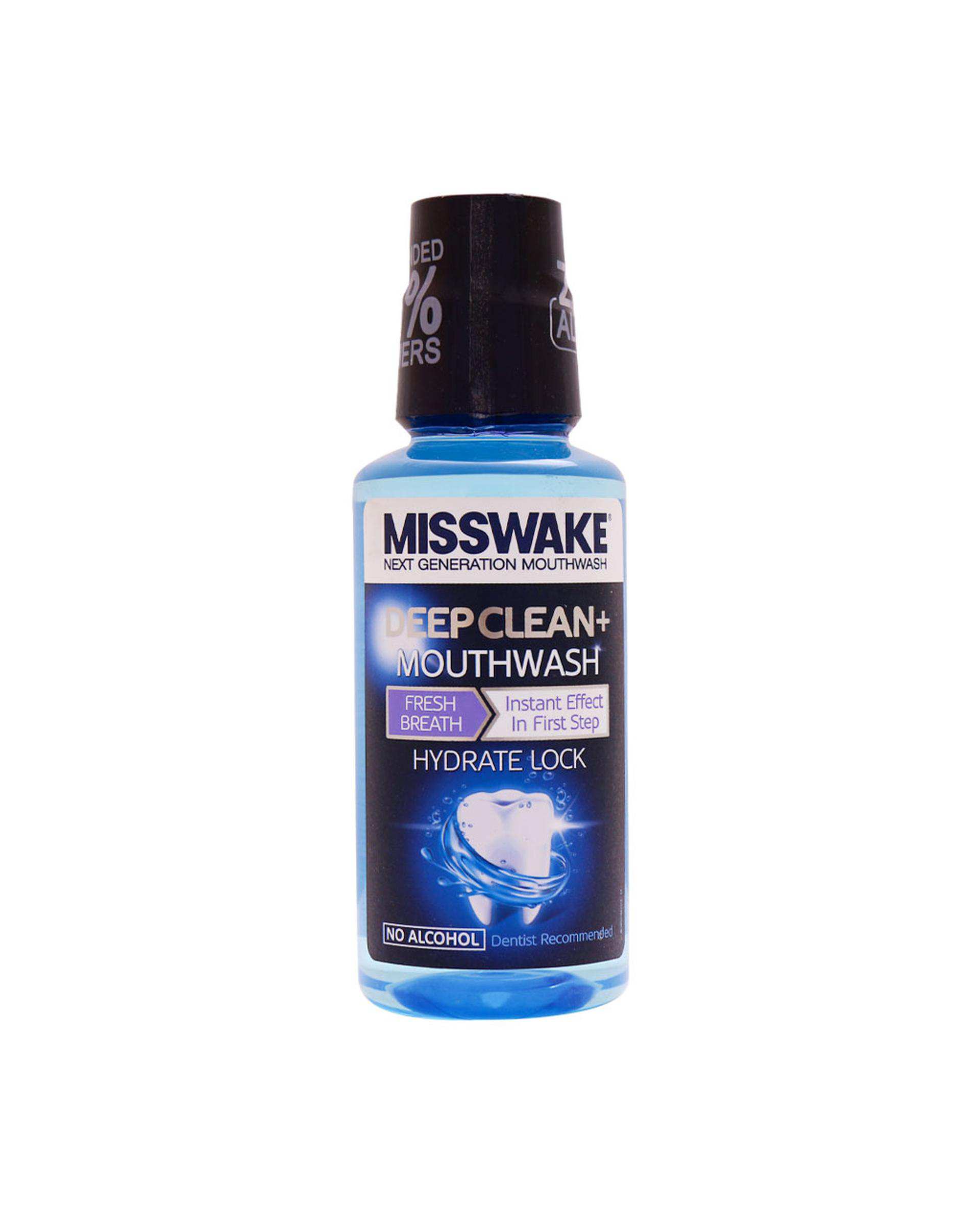 دهانشویه خوشبو کننده میسویک Misswake مدل Deep Clean حجم 400ml