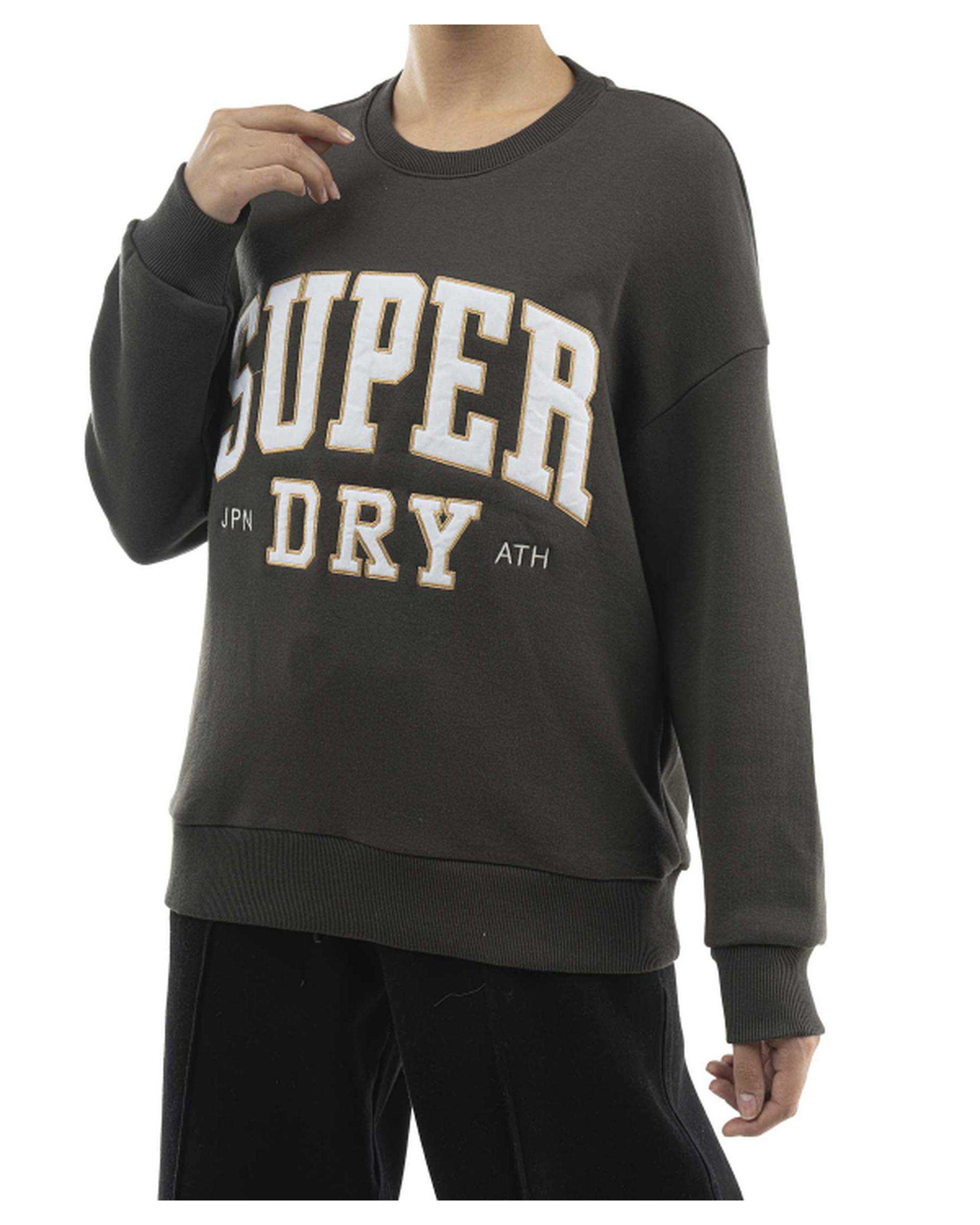 سویشرت زنانه دورس زغالی سوپردرای Superdry کد W12A41004C