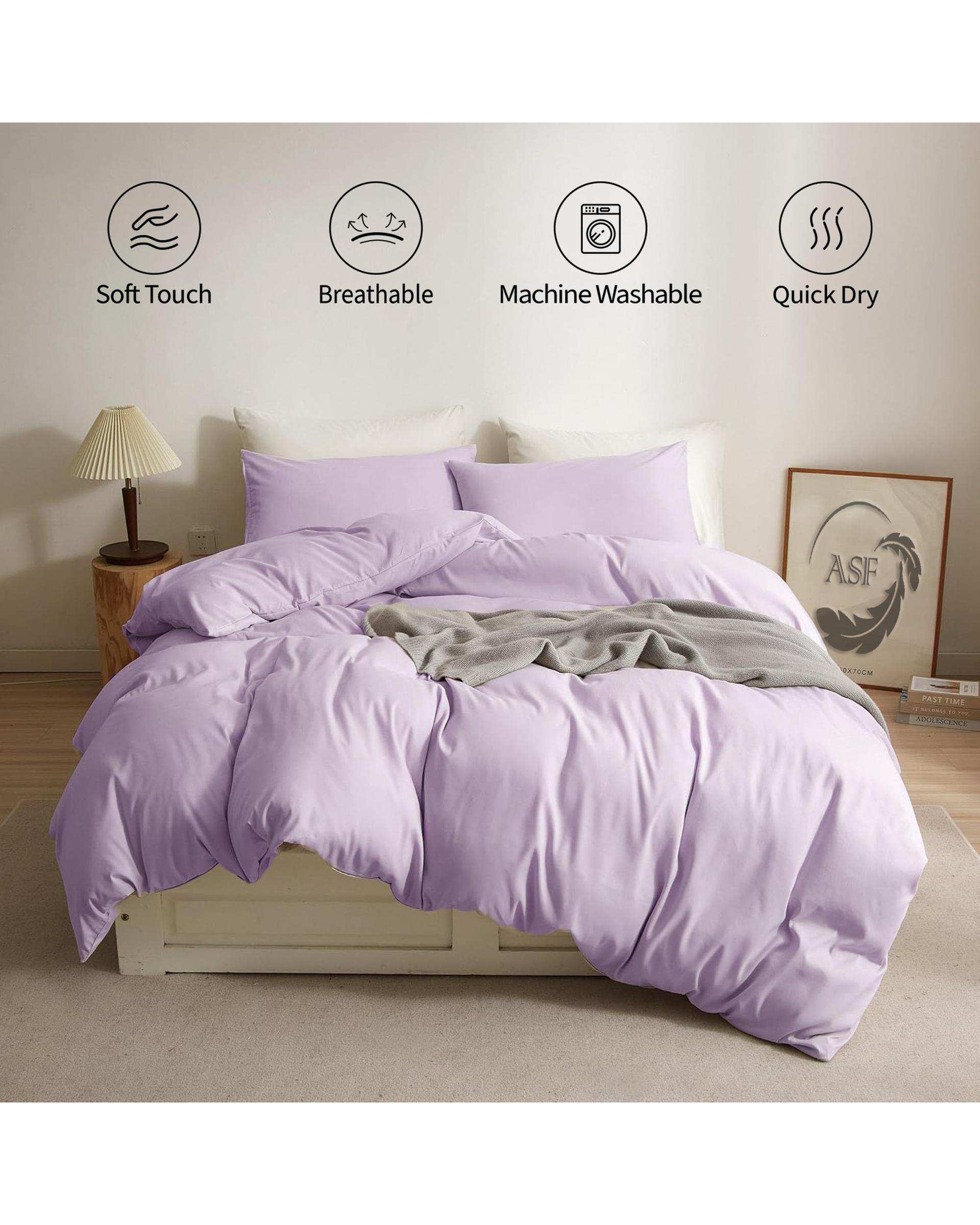 سرویس لحاف روتختی یک نفره 6 تکه عرض 120 یاسی ای اس اف ASF مدل MICRO LADY