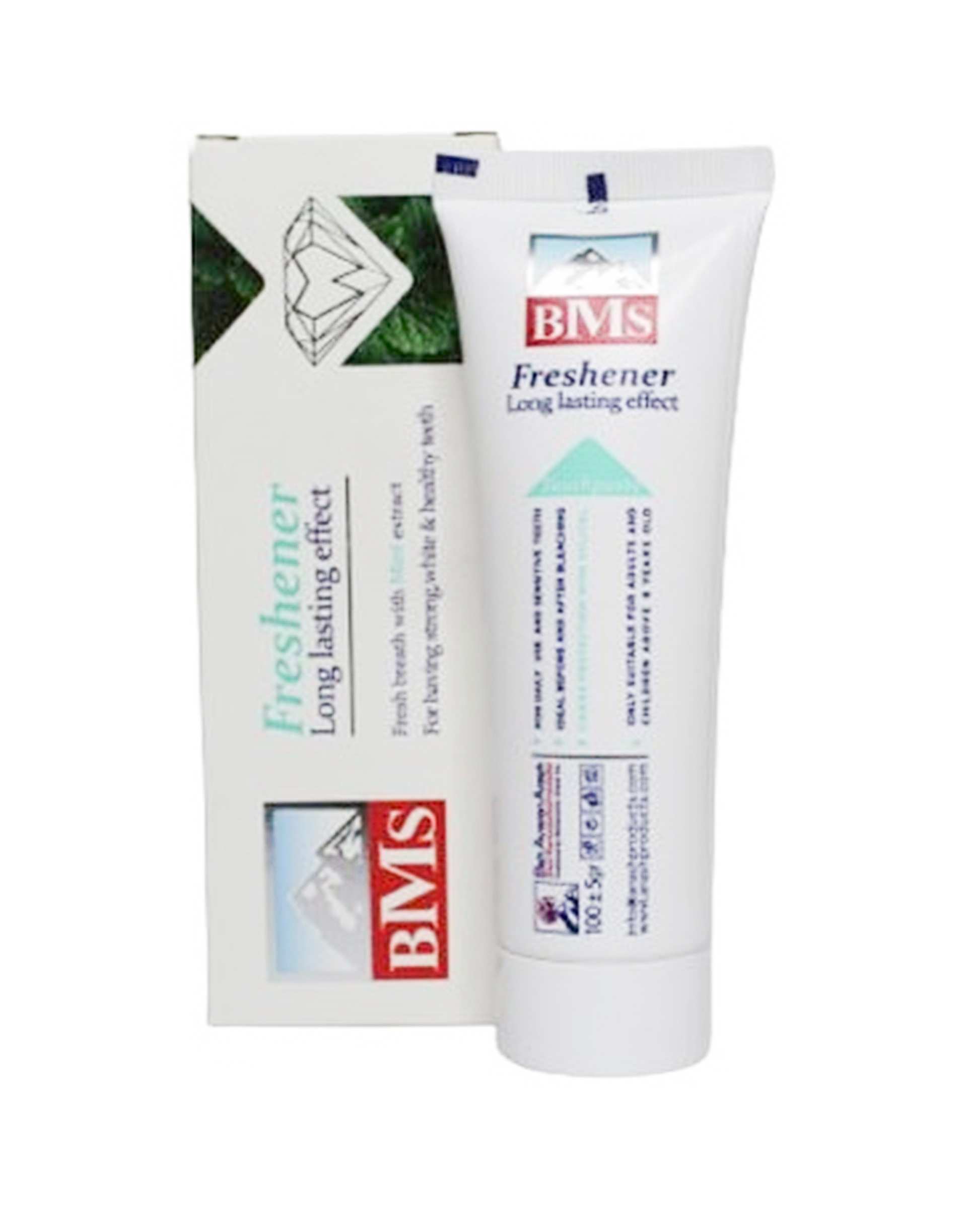 خمیر دندان بی ام اس BMS حاوی عصاره نعناع حجم 100ml