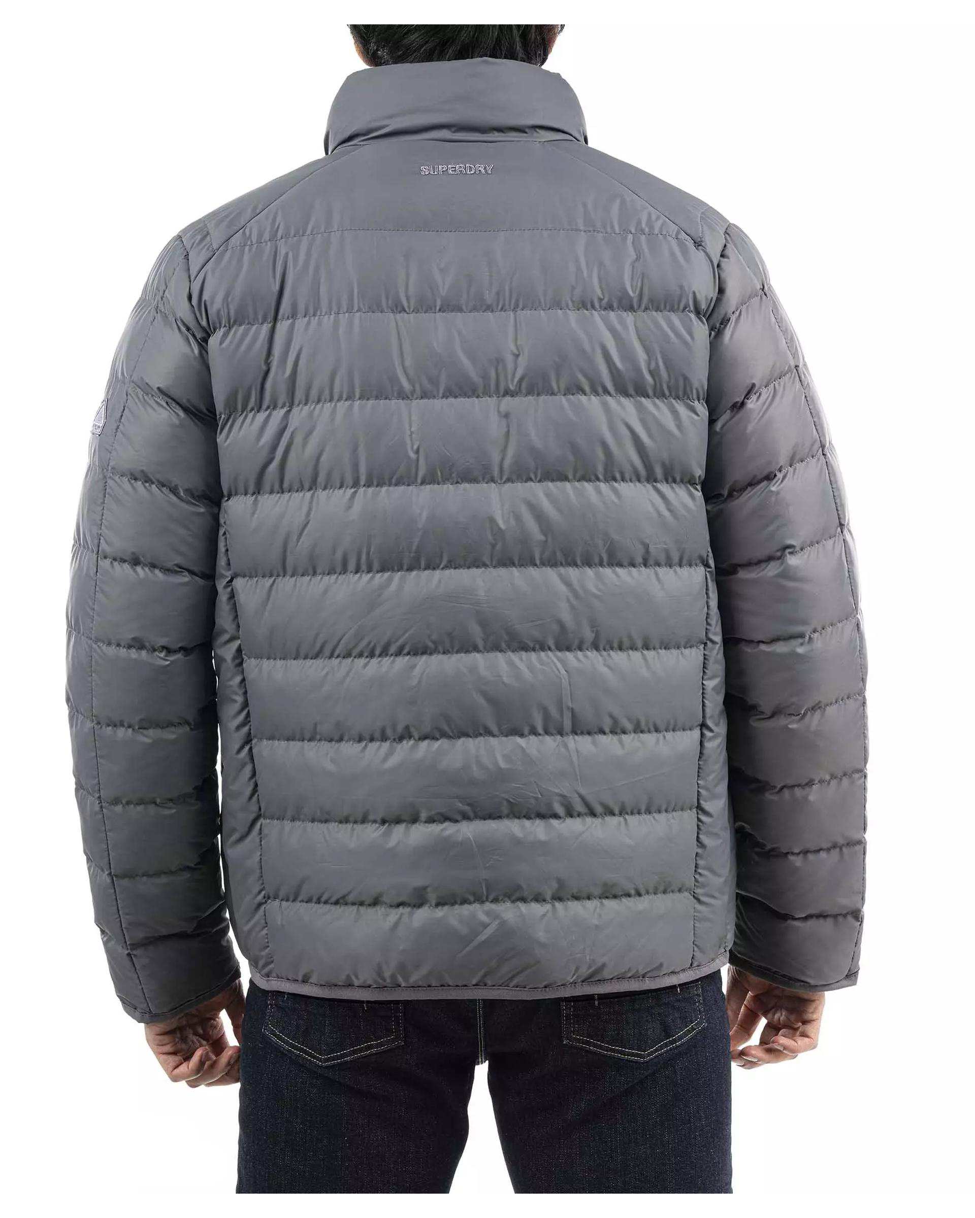 کاپشن مردانه طوسی تیره سوپردرای Superdry کد M14A42004C