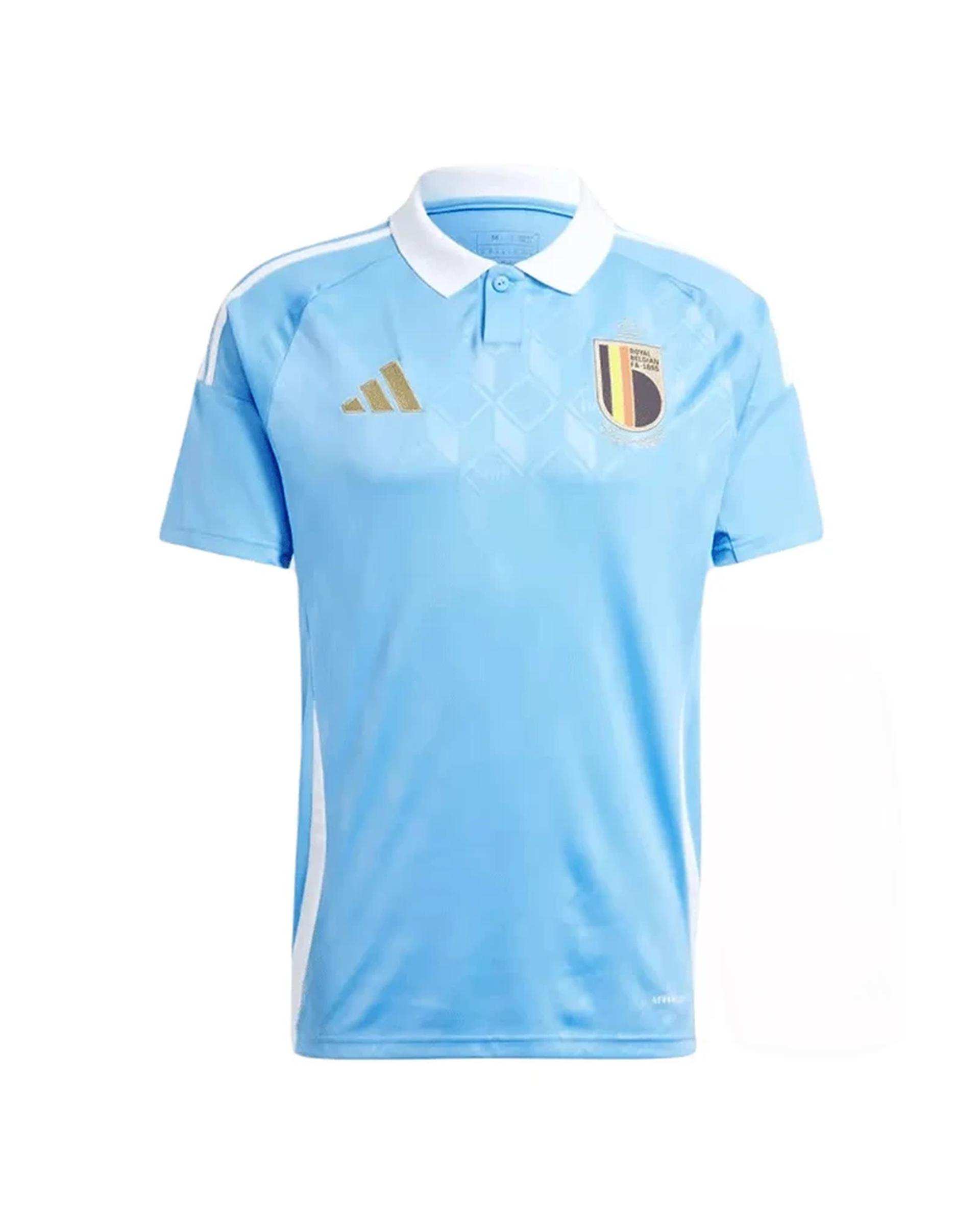 ست پولوشرت و شلوارک ورزشی مردانه مدل بلژیک Away 2024